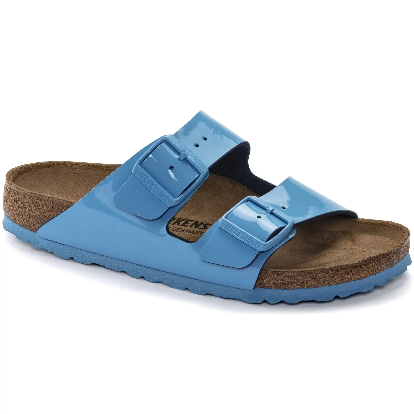 Fashion Birkenstock Arizona Patent Sky Blue