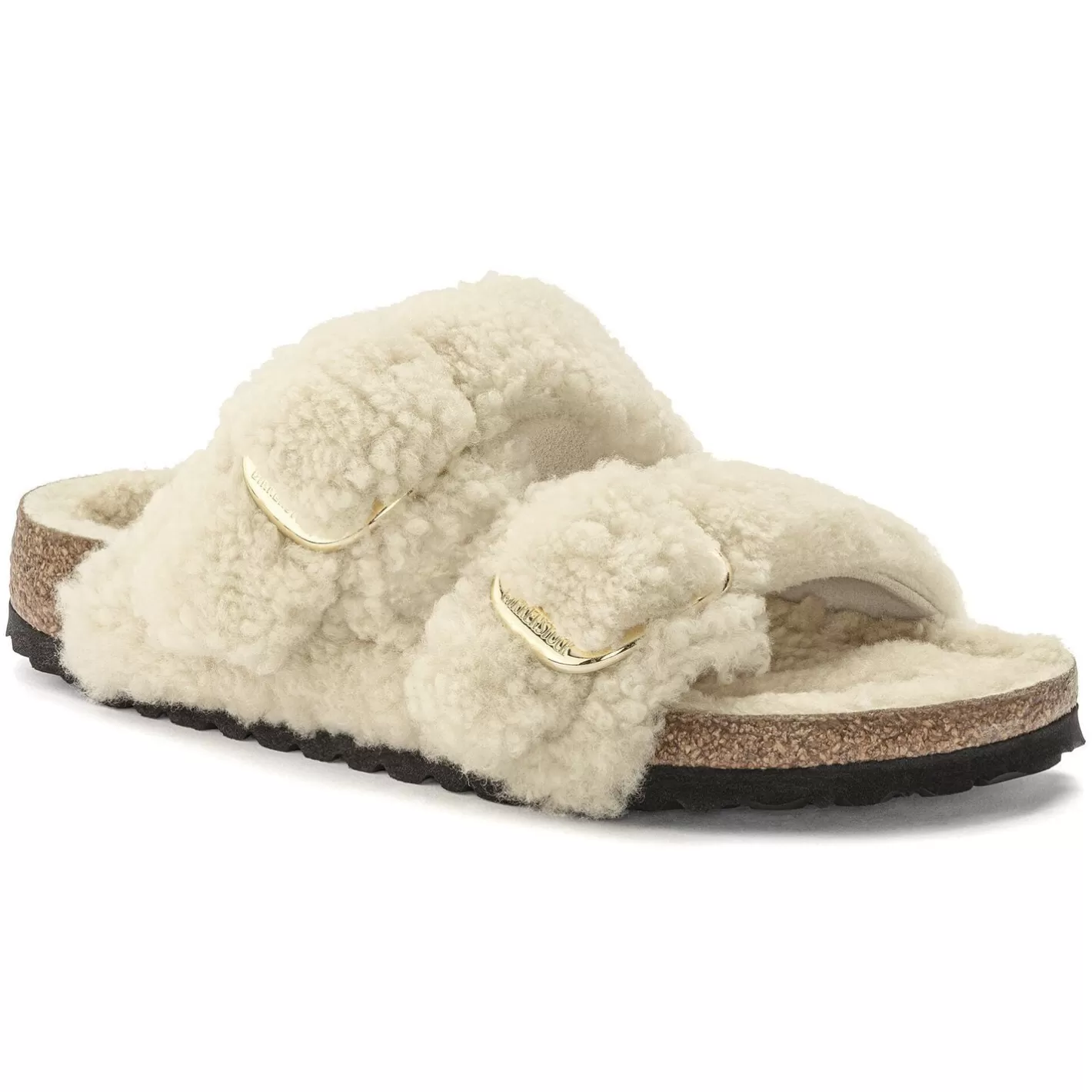 Flash Sale Birkenstock Arizona Big Buckle Teddy Eggshell