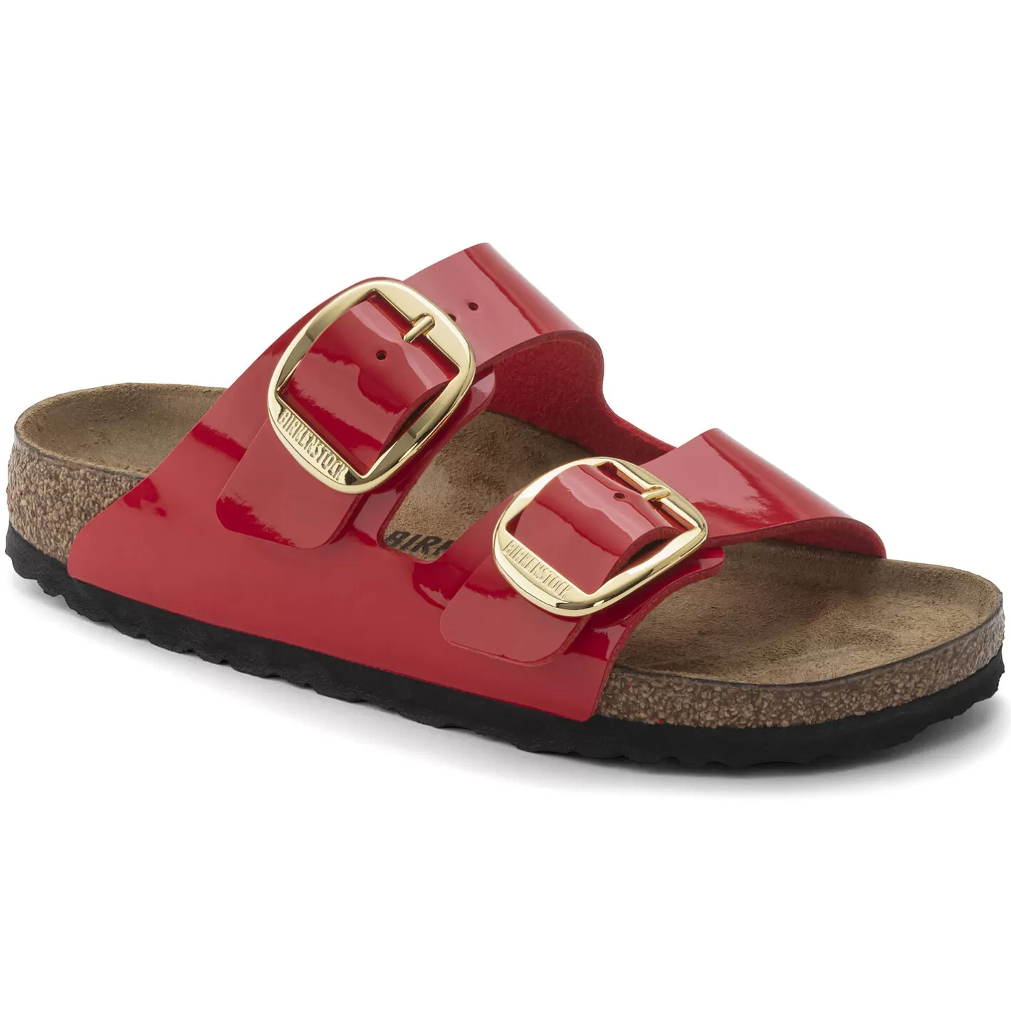 Clearance Birkenstock Arizona Big Buckle Patent Cherry