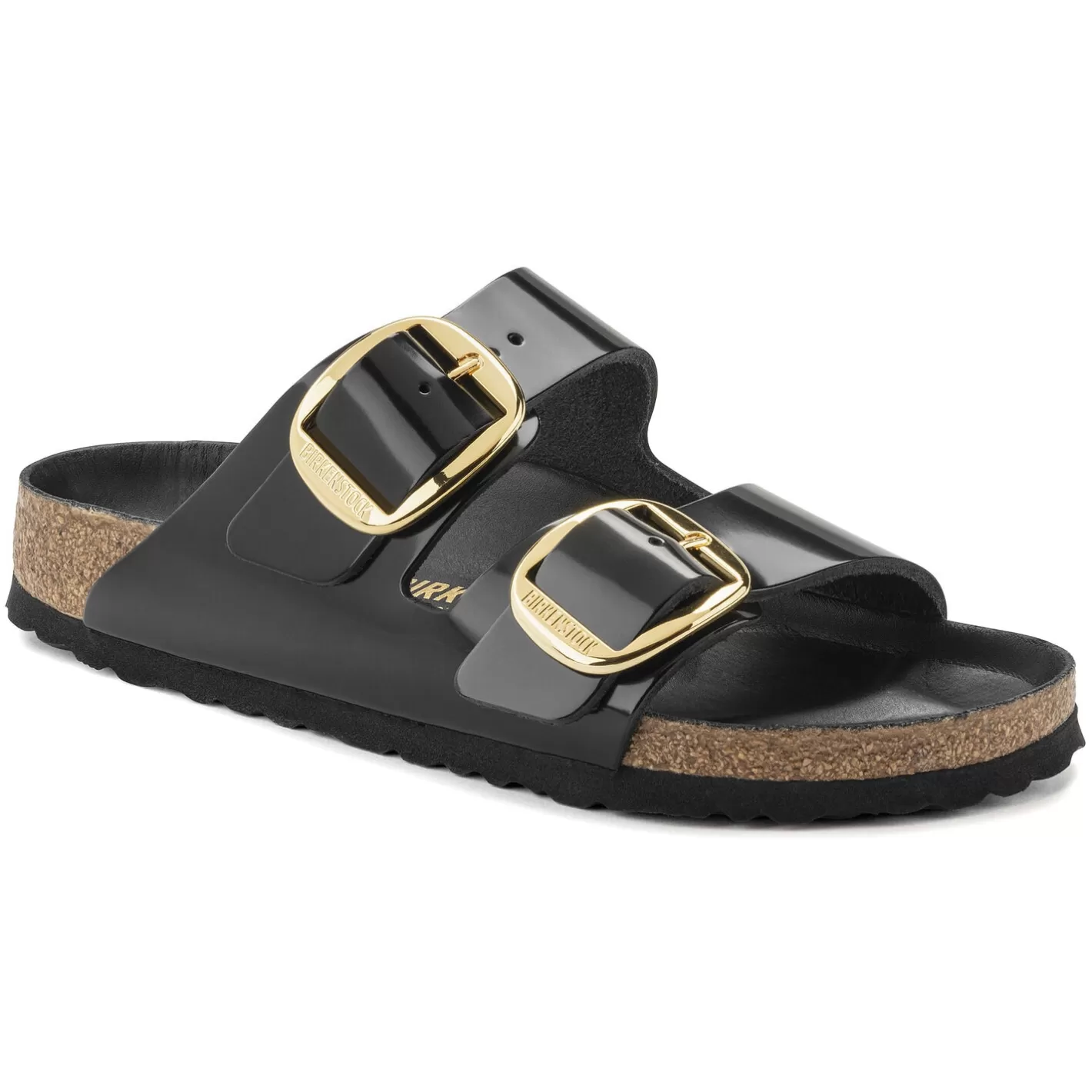 Cheap Birkenstock Arizona Big Buckle High Shine Black