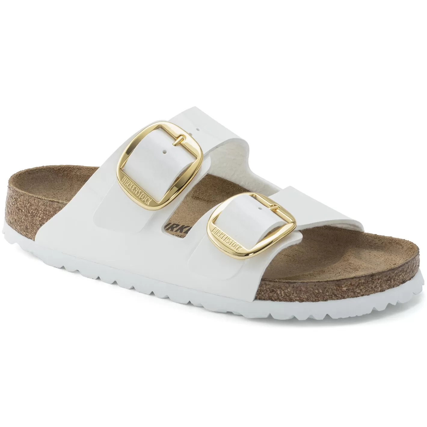 Clearance Birkenstock Arizona Big Buckle Patent White