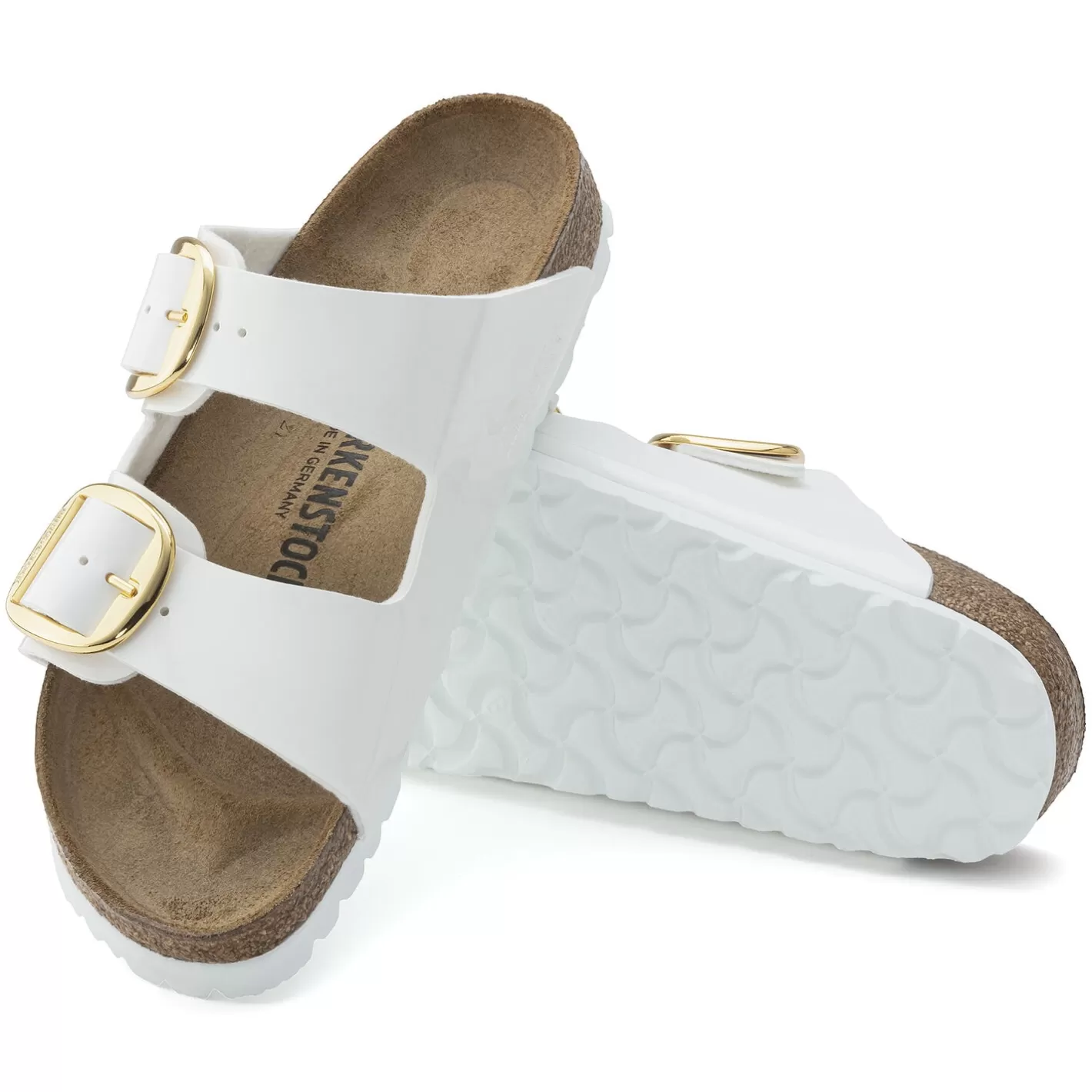 Clearance Birkenstock Arizona Big Buckle Patent White