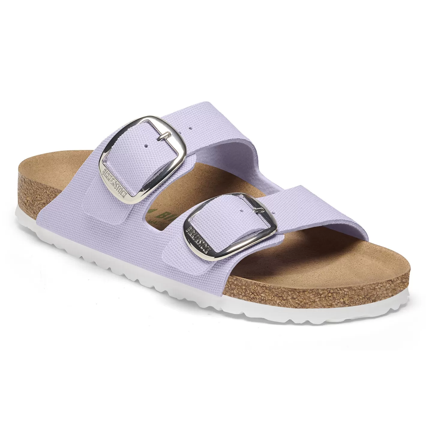 Discount Birkenstock Arizona Big Buckle Rivet Logo Vegan Canvas Purple Fog