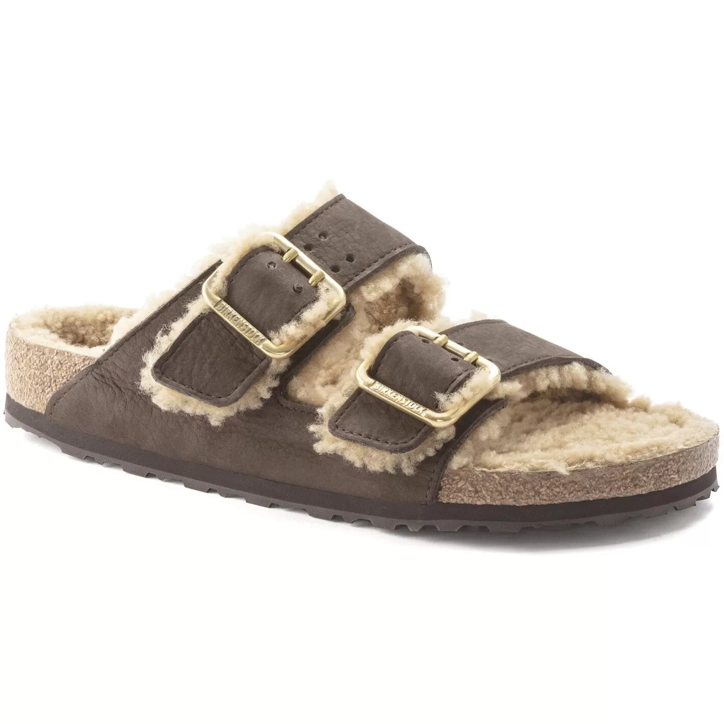 Cheap Birkenstock Arizona Bold Shearling Espresso