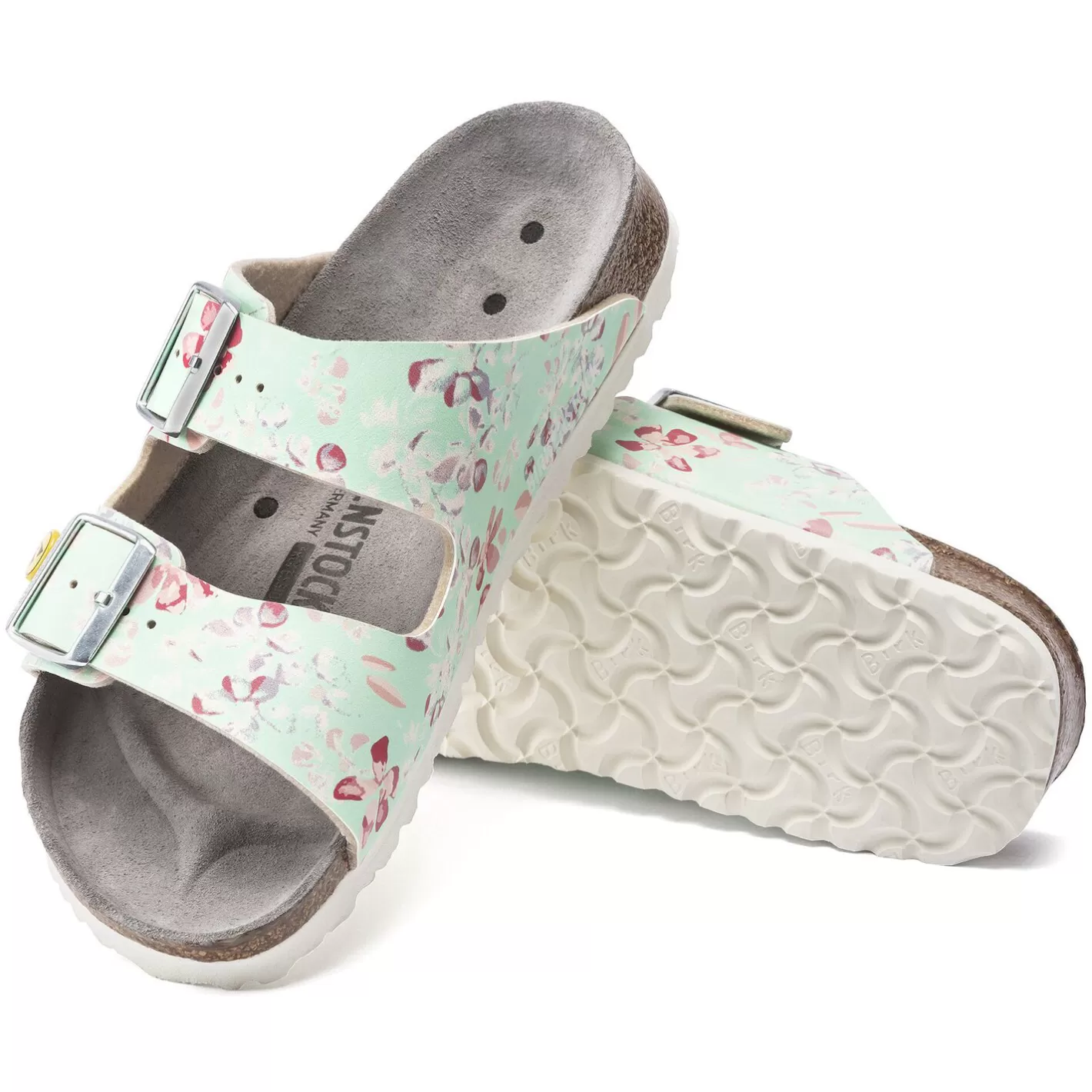 Outlet Birkenstock Arizona Esd Flower Field Mint