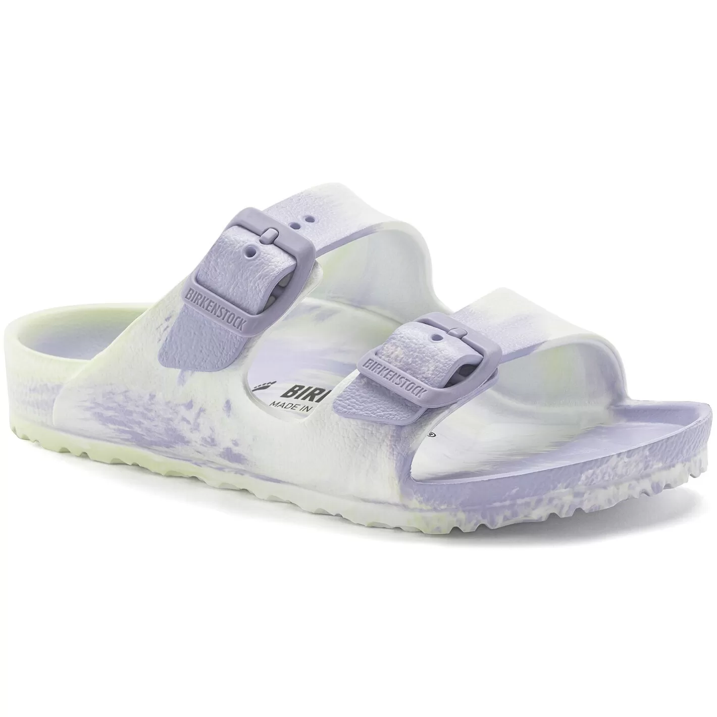 Best Sale Birkenstock Arizona Kids Faded Lime Multi