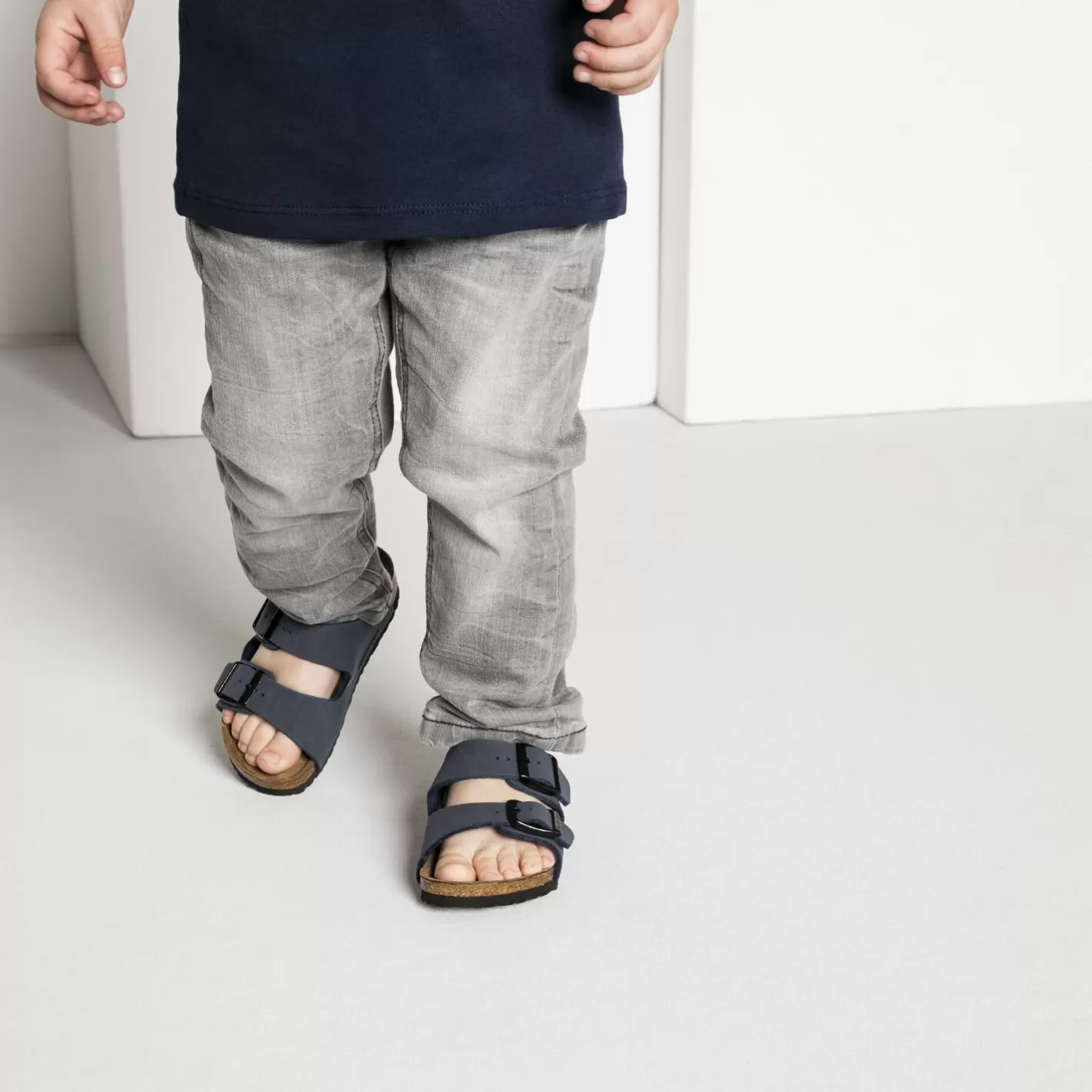 Clearance Birkenstock Arizona Kids Navy