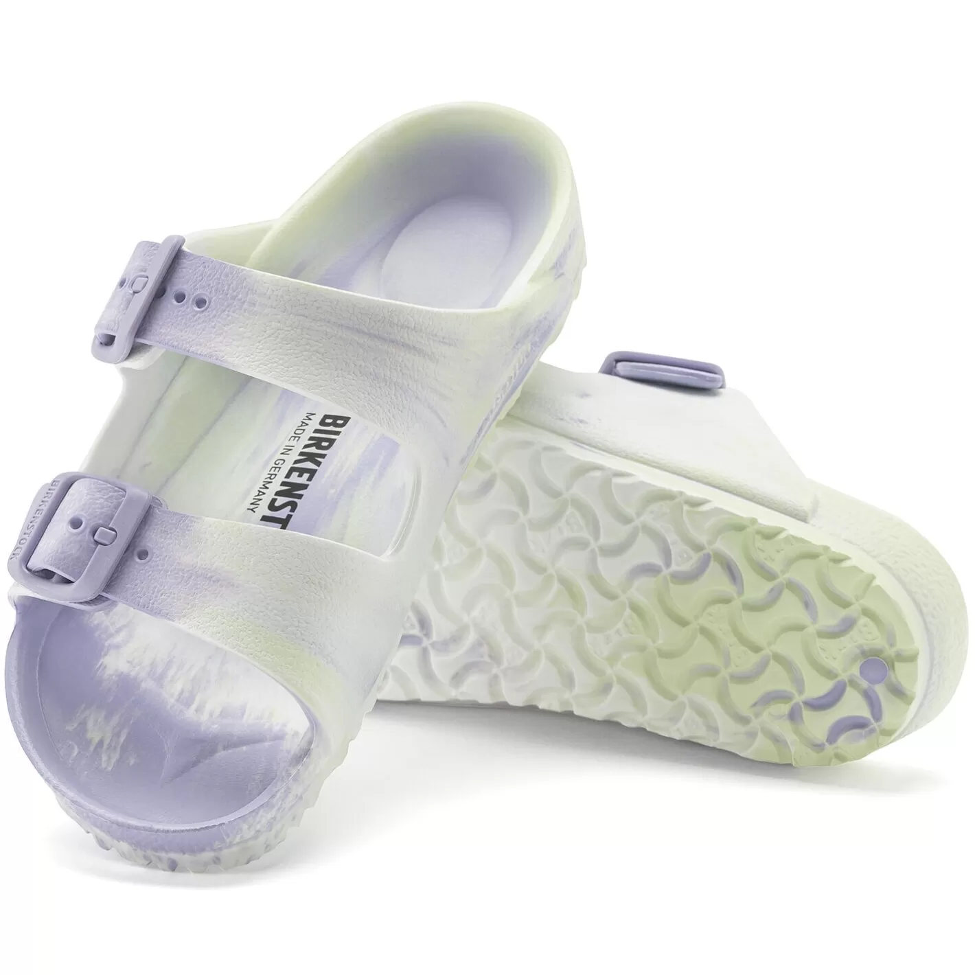 Best Sale Birkenstock Arizona Kids Faded Lime Multi