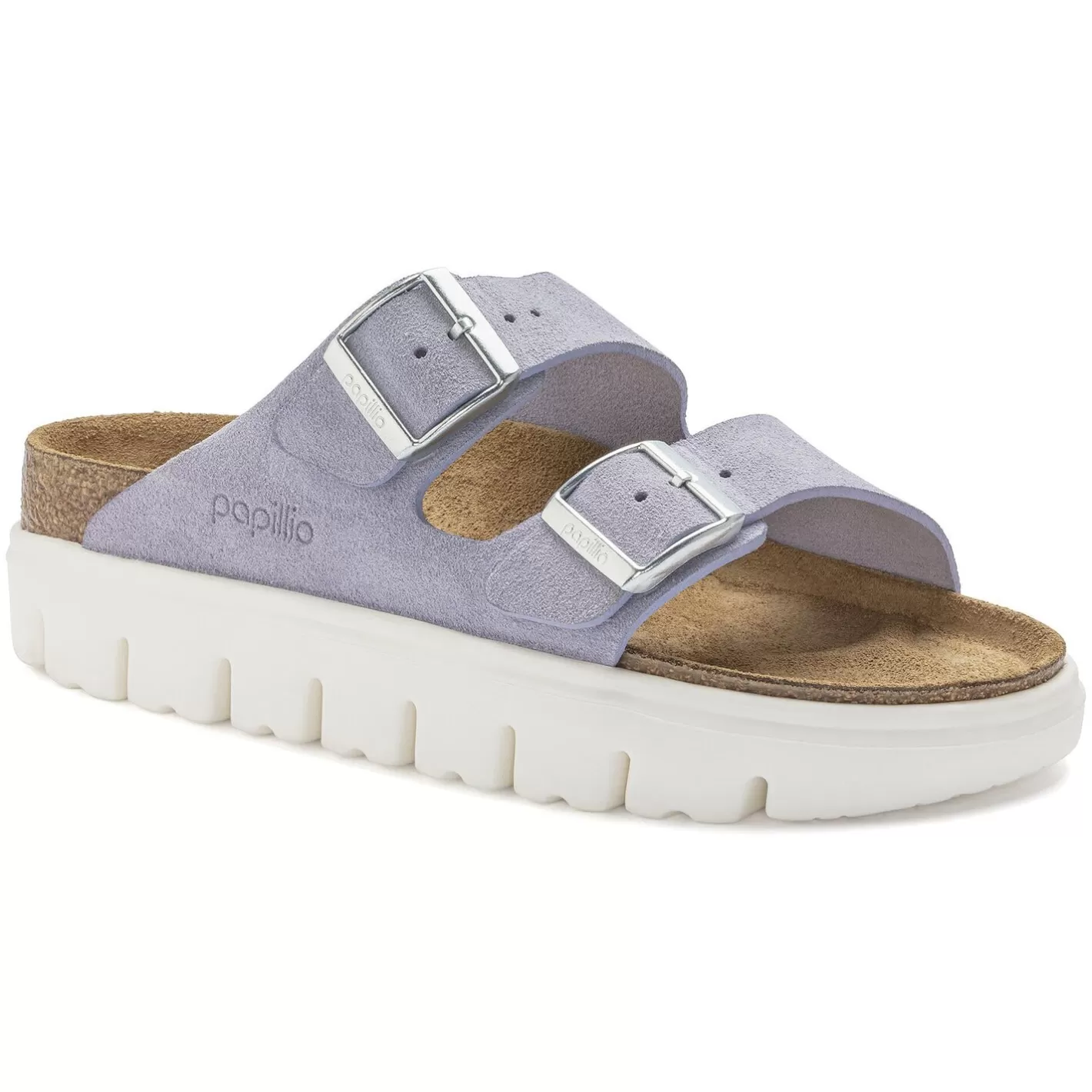 New Birkenstock Arizona Pap Chunky Purple Fog