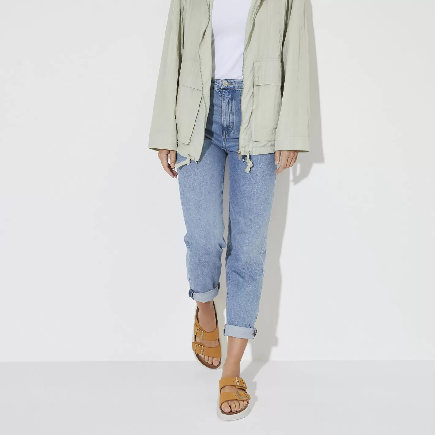 Discount Birkenstock Arizona Pap Chunky Apricot