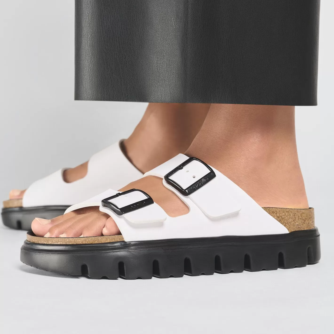 Online Birkenstock Arizona Pap Chunky White