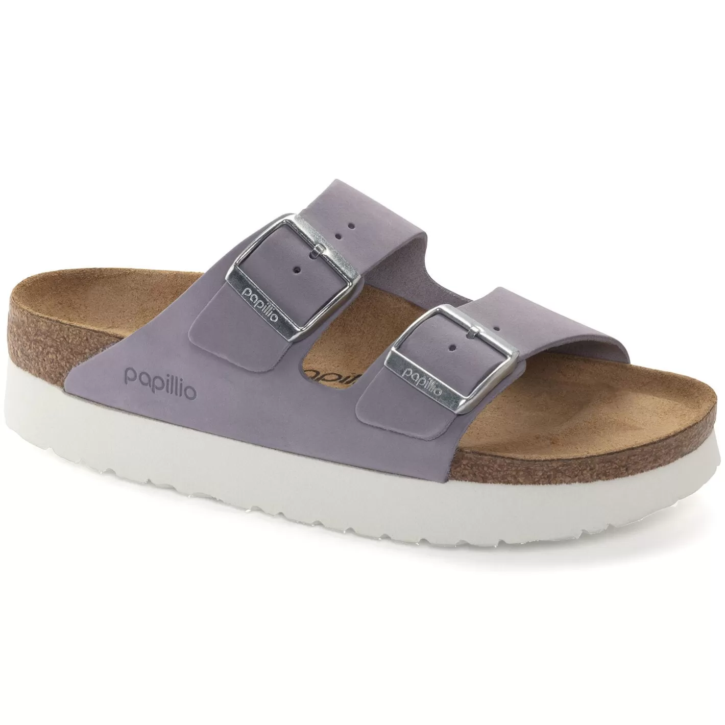 Cheap Birkenstock Arizona Platform Purple Fog