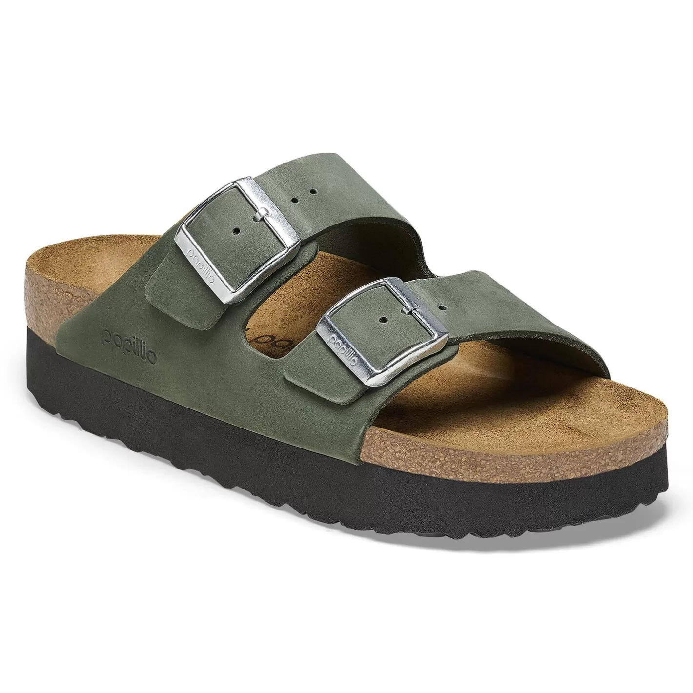 Cheap Birkenstock Arizona Platform Thyme