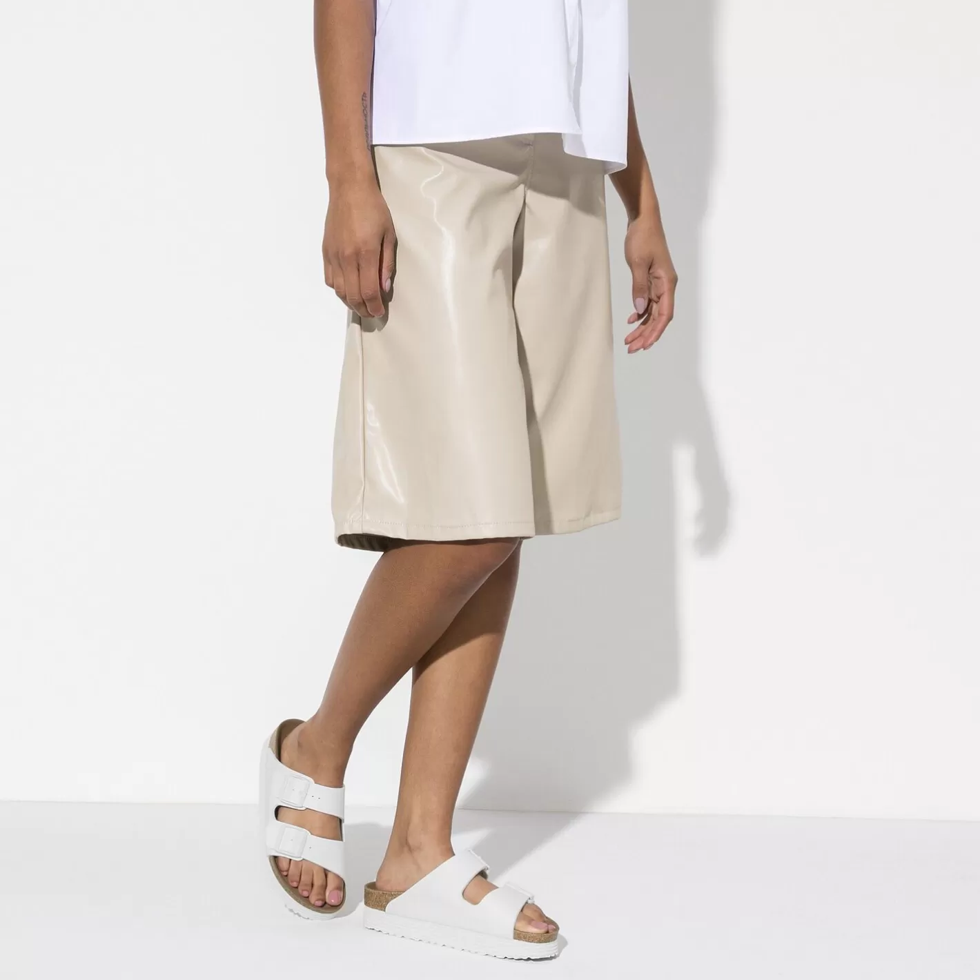 Best Birkenstock Arizona Platform Vegan White