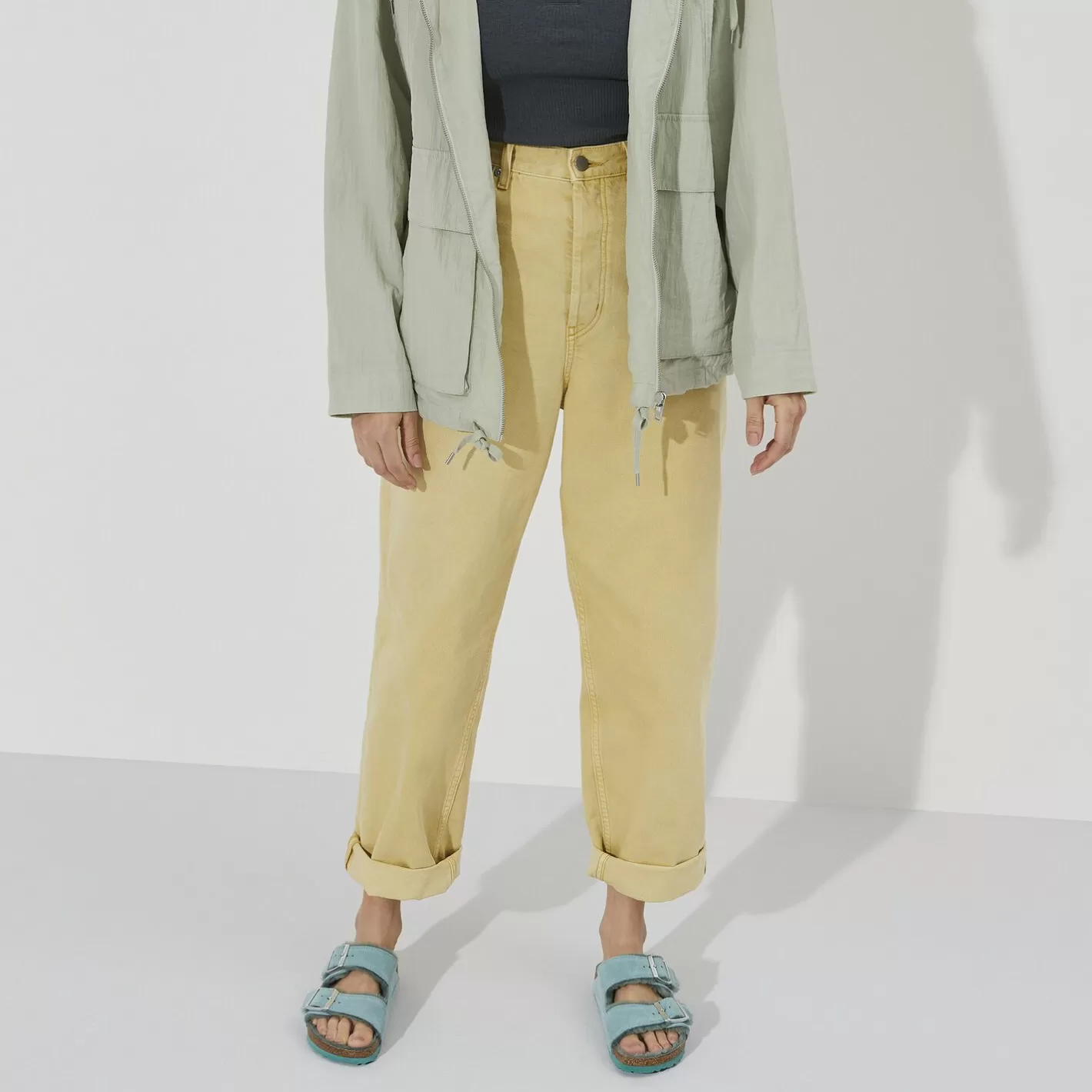 Clearance Birkenstock Arizona Shearling Beryl