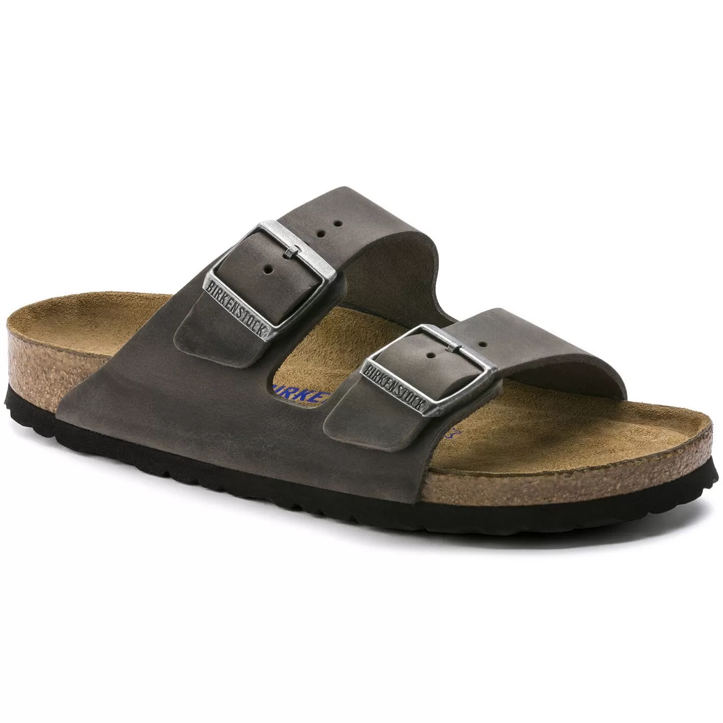 Fashion Birkenstock Arizona Soft Footbed Iron