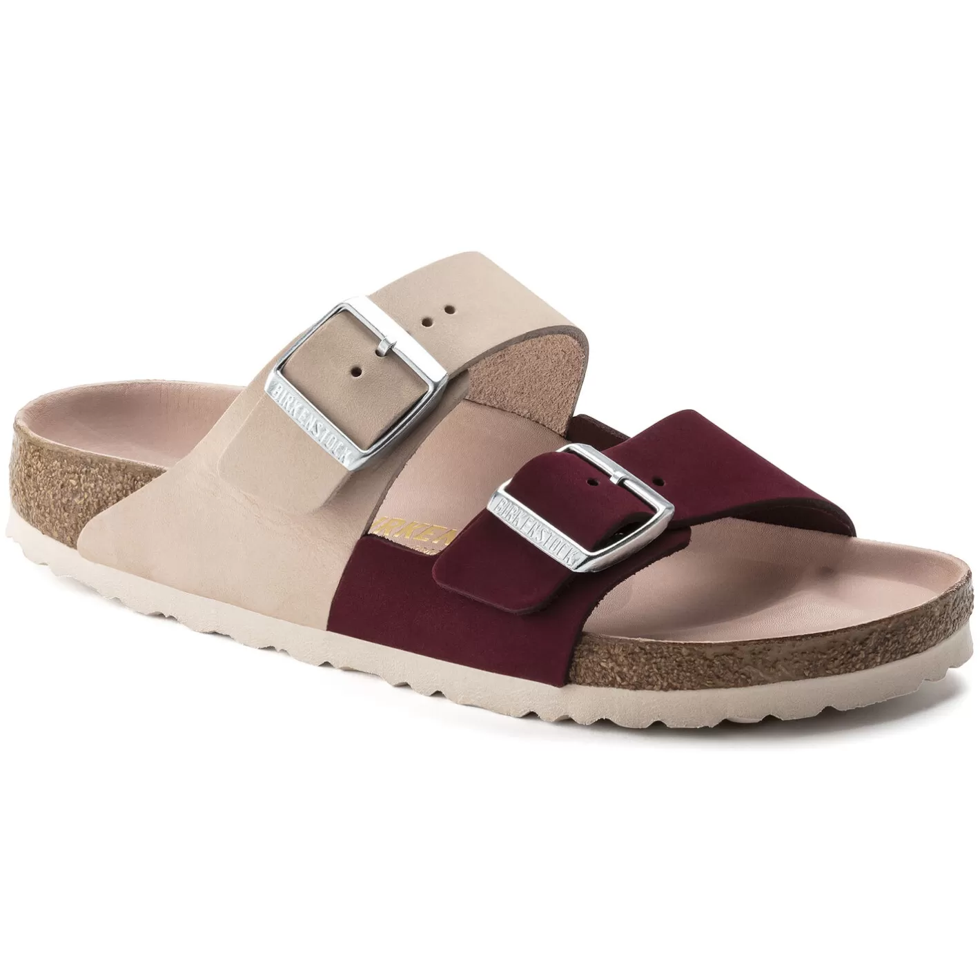 Cheap Birkenstock Arizona Split Maroon