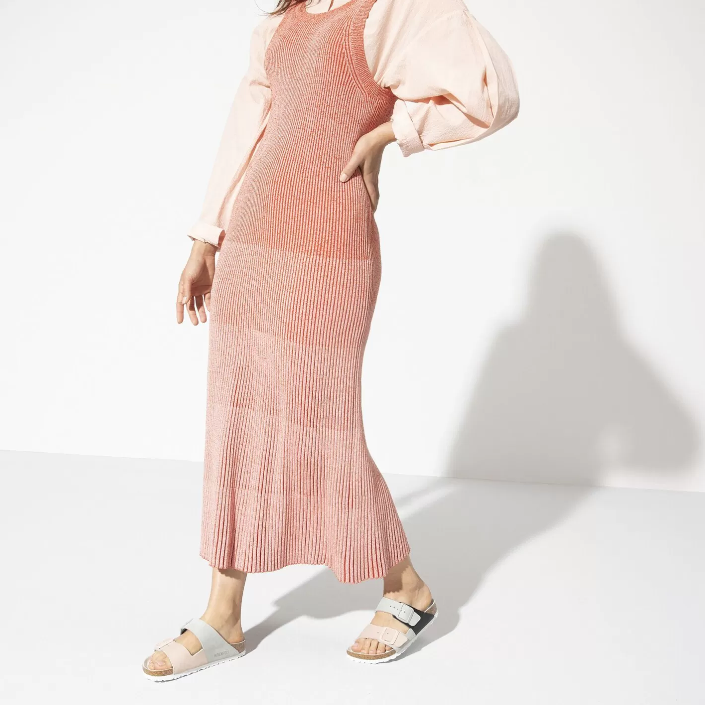 Cheap Birkenstock Arizona Split Mineral/Light Rose