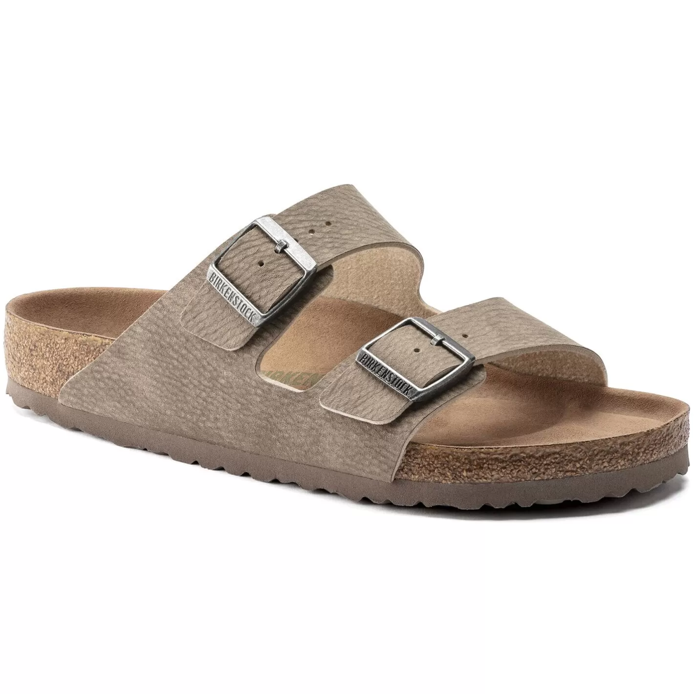 Clearance Birkenstock Arizona Vegan Desert Dust Gray Taupe