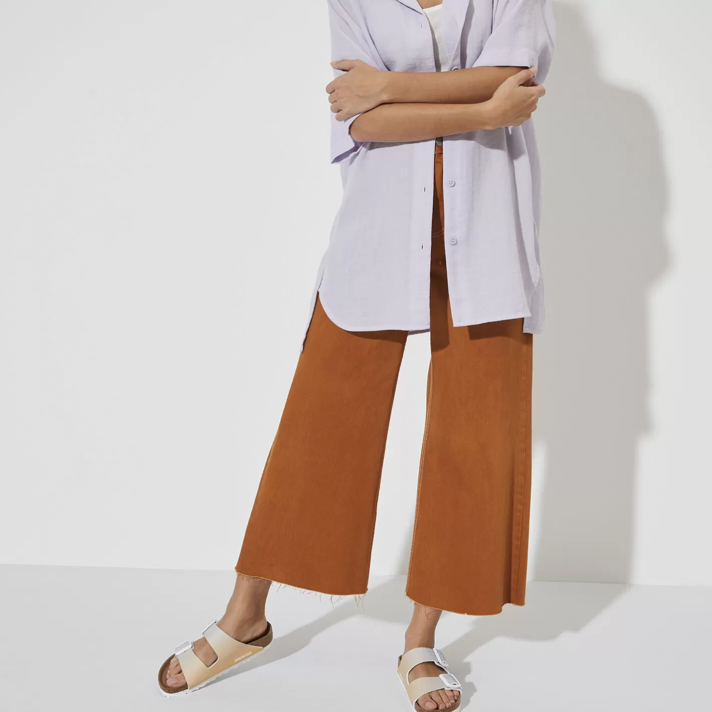 Fashion Birkenstock Arizona Vegan Purple Fog Multi