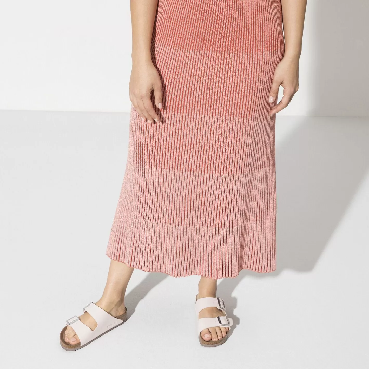 New Birkenstock Arizona Vegan Light Rose