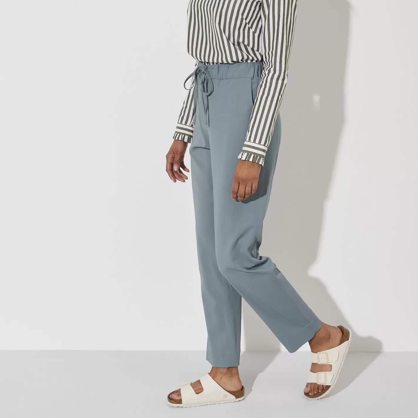 Online Birkenstock Arizona Vegan Women Eggshell