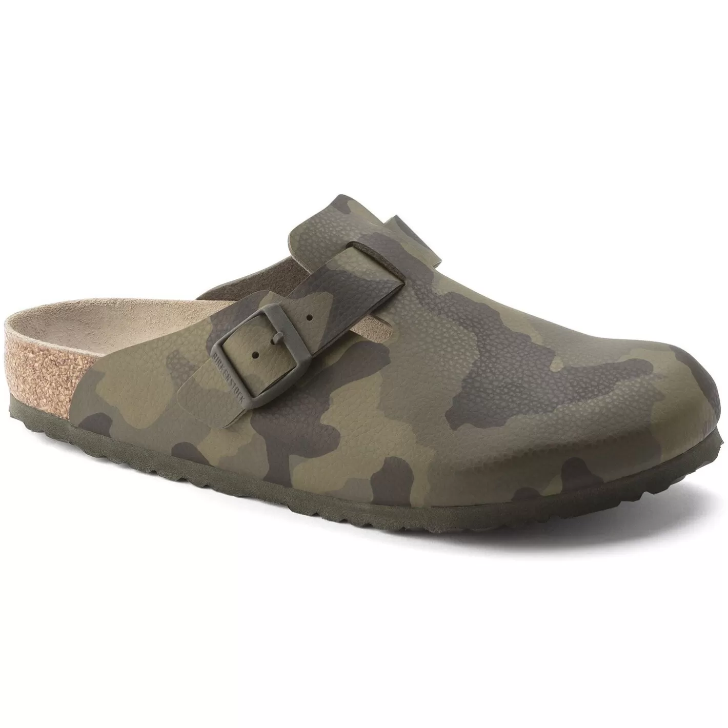 Hot Birkenstock Boston Desert Soil Camo Green