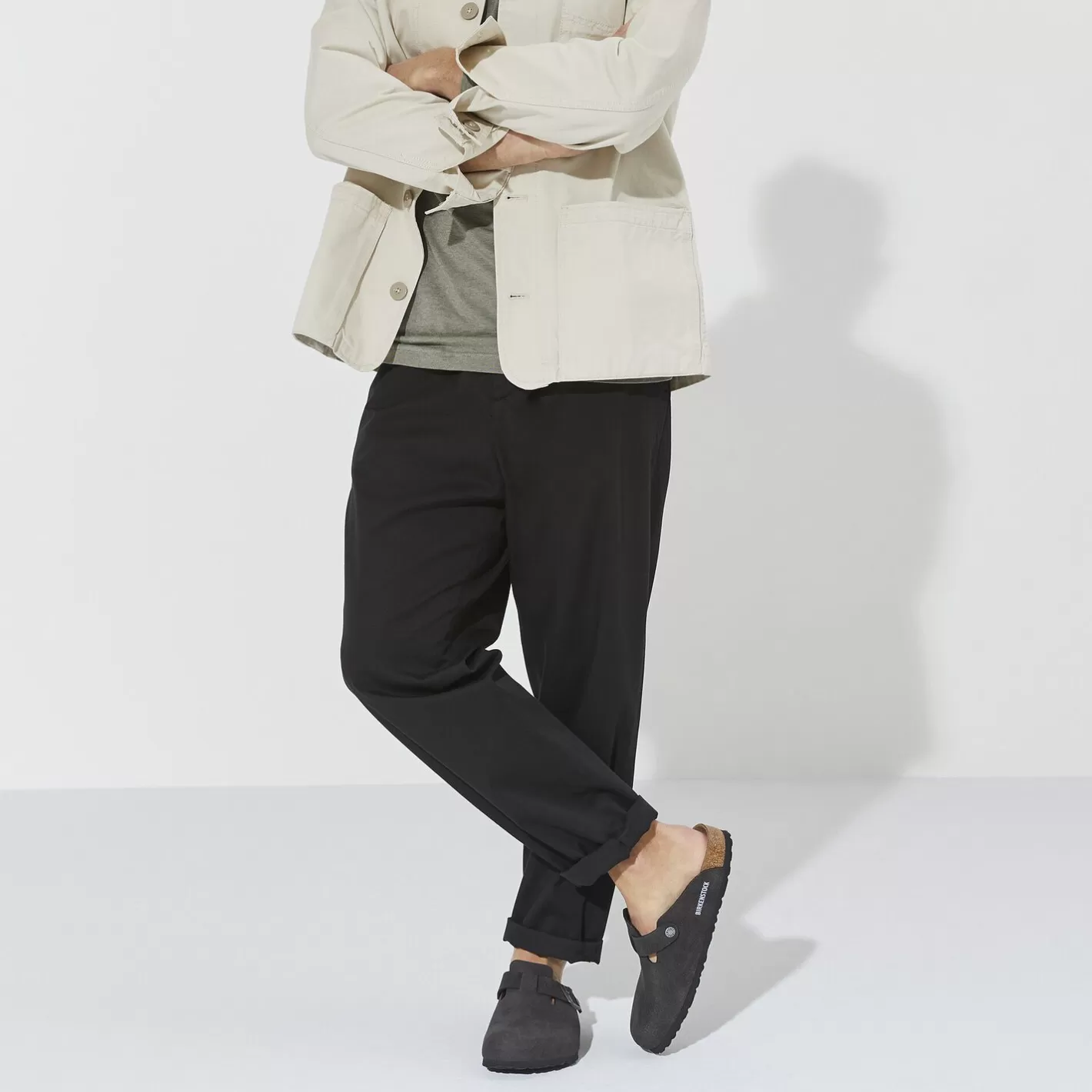 Flash Sale Birkenstock Boston Desert Dust Black