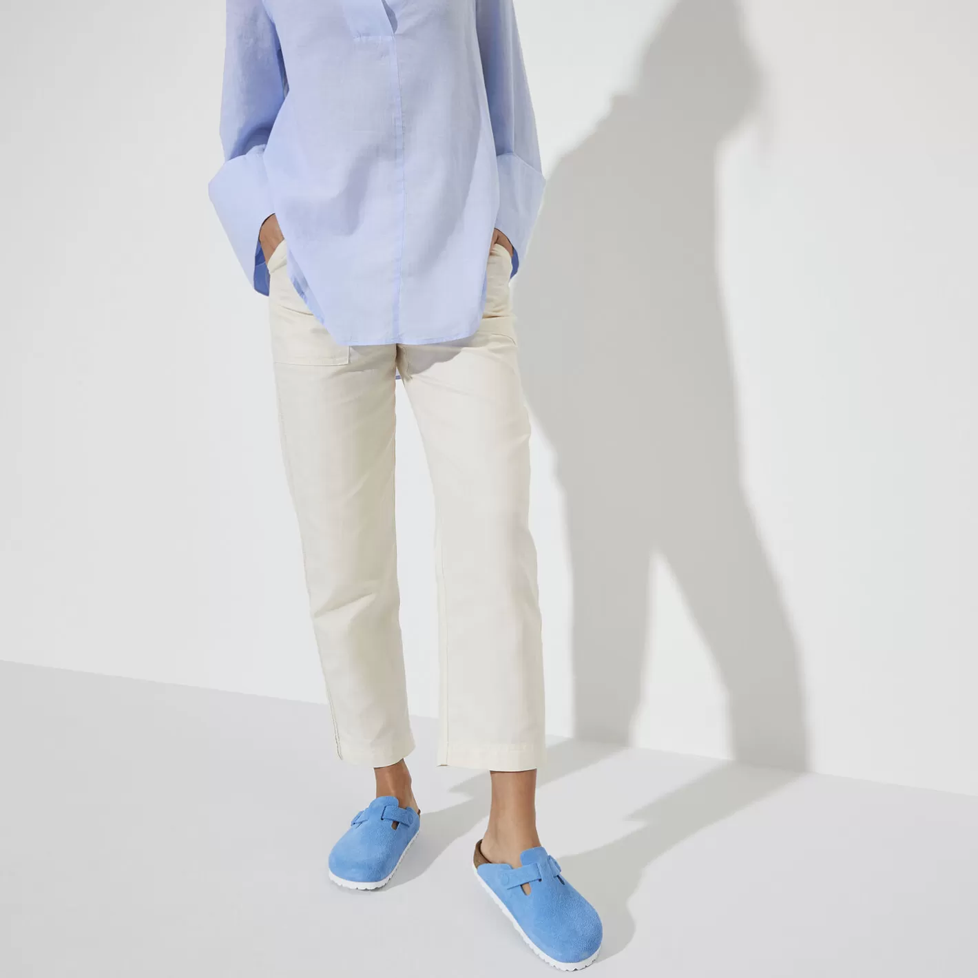 Discount Birkenstock Boston Blau