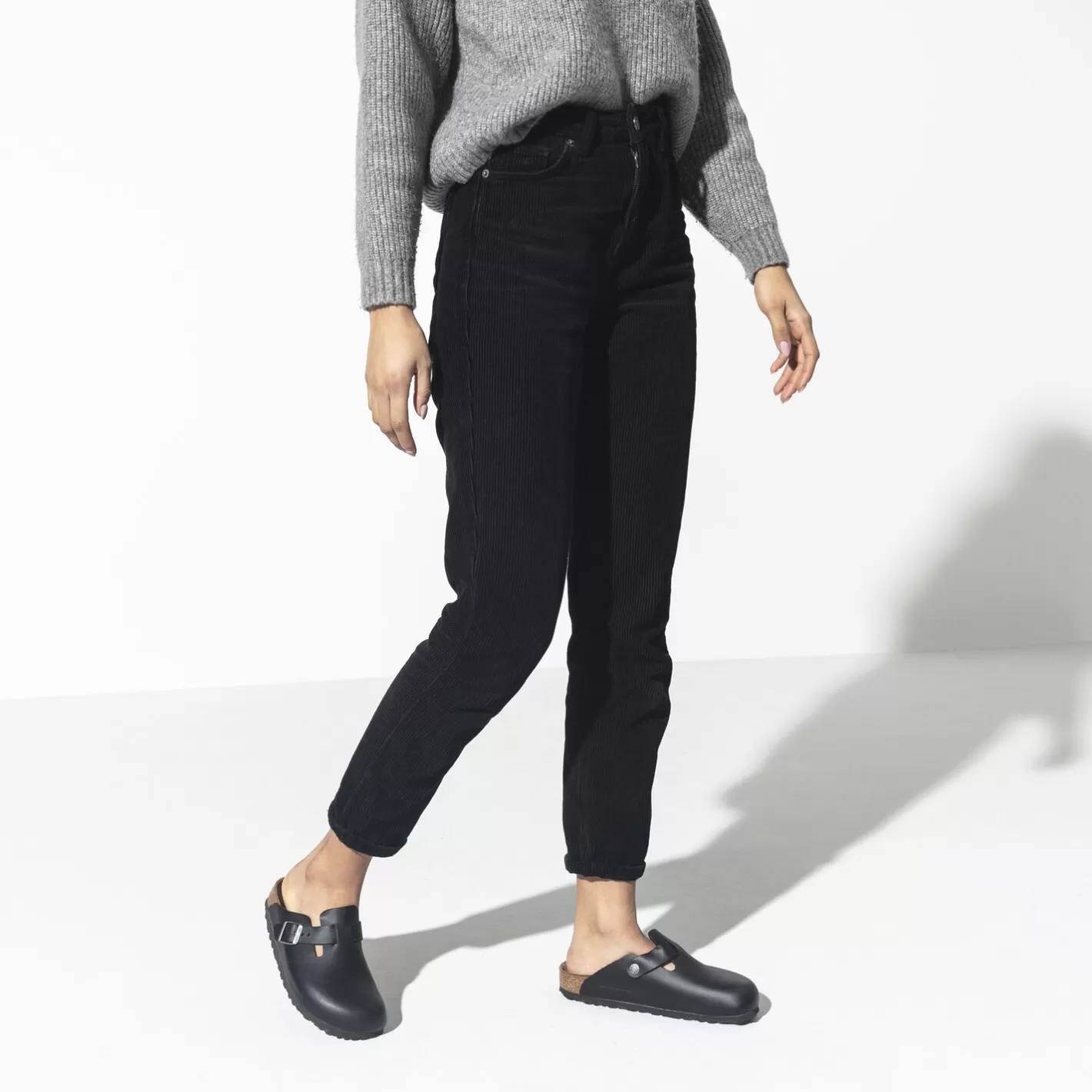 Cheap Birkenstock Boston Black