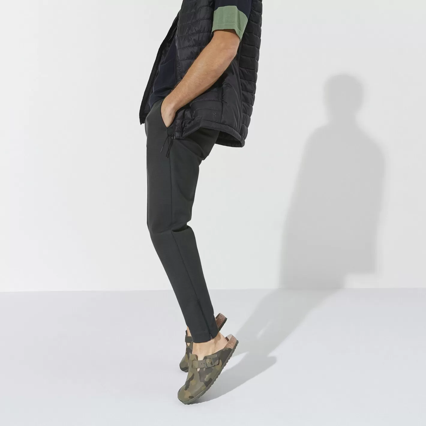 Hot Birkenstock Boston Desert Soil Camo Green