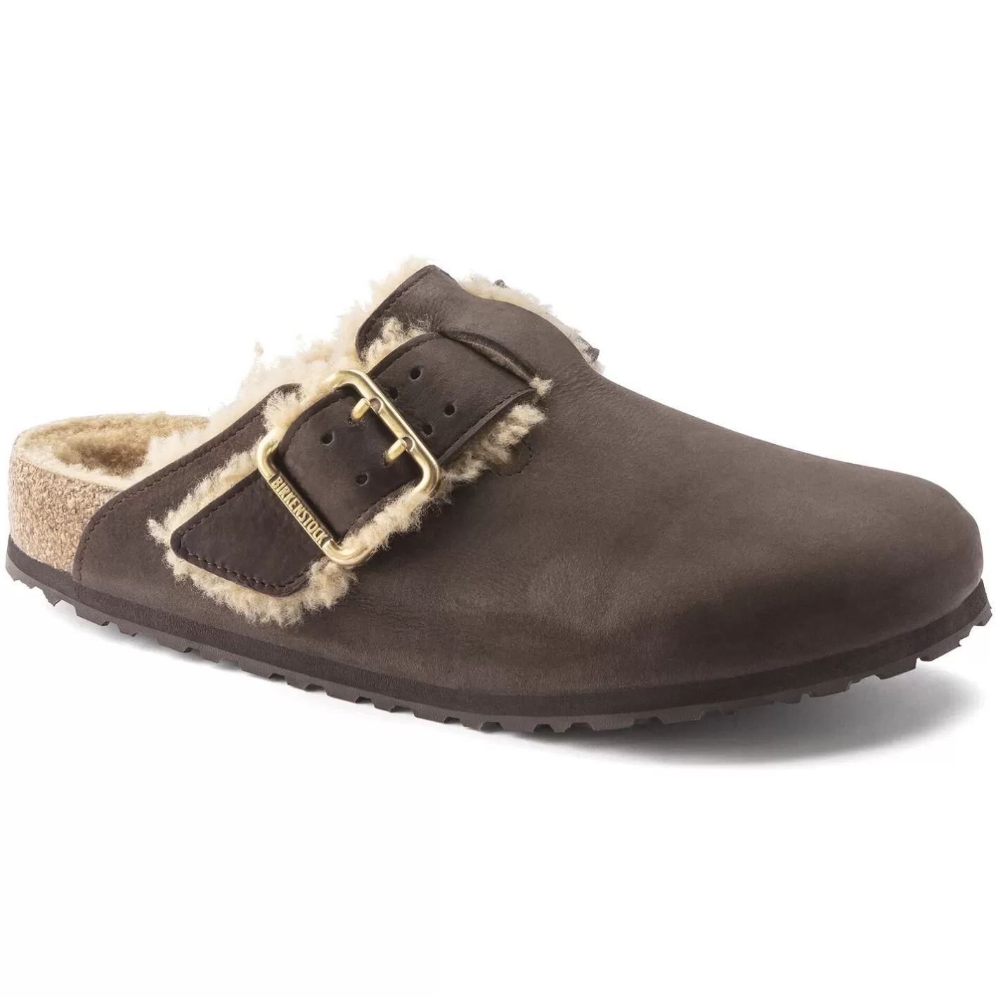 Discount Birkenstock Boston Bold Shearling Espresso