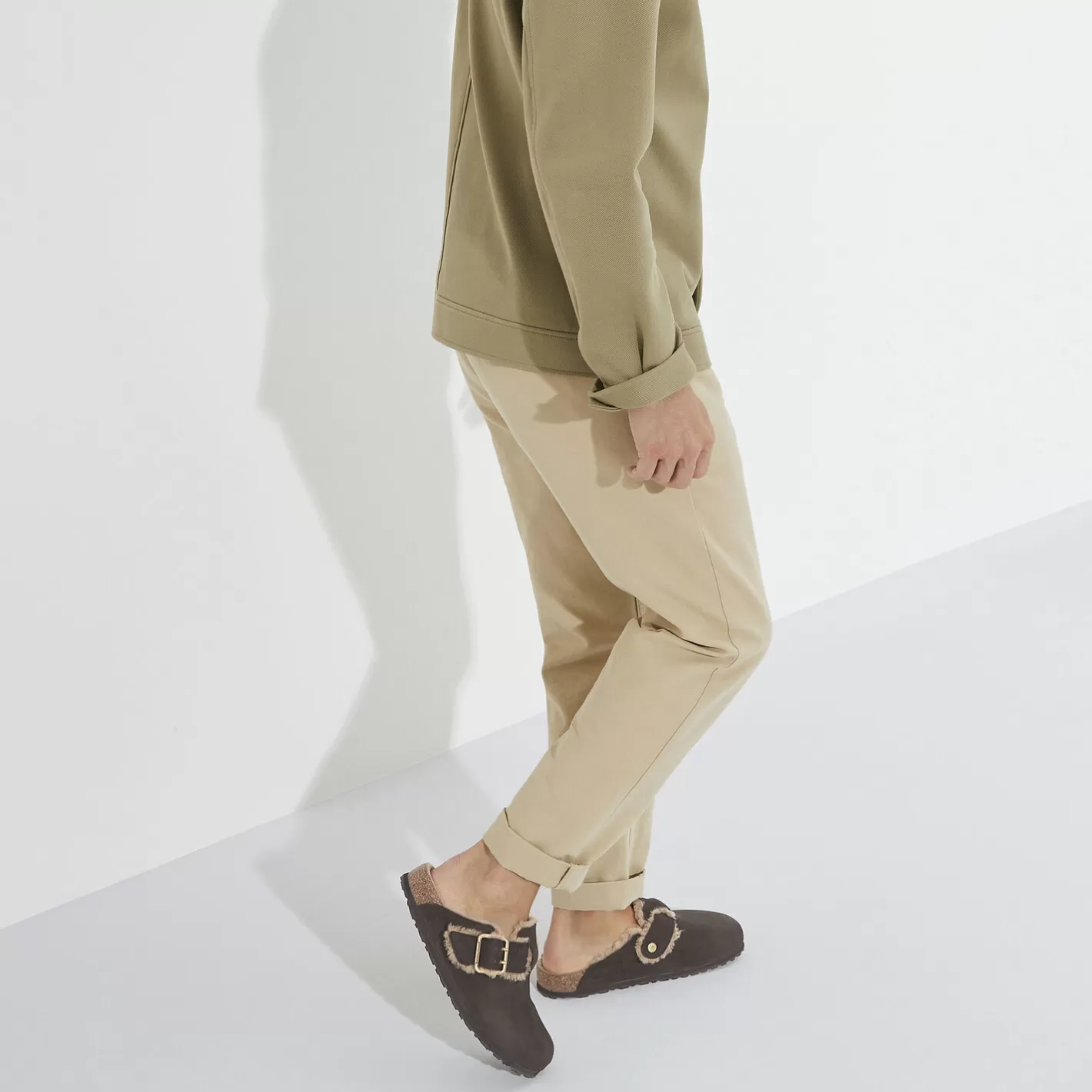 Discount Birkenstock Boston Bold Shearling Espresso