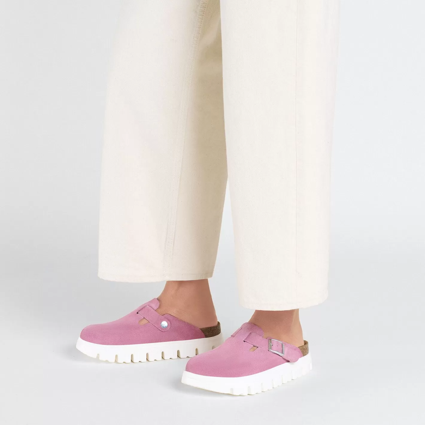 Discount Birkenstock Boston Chunky Candy Pink
