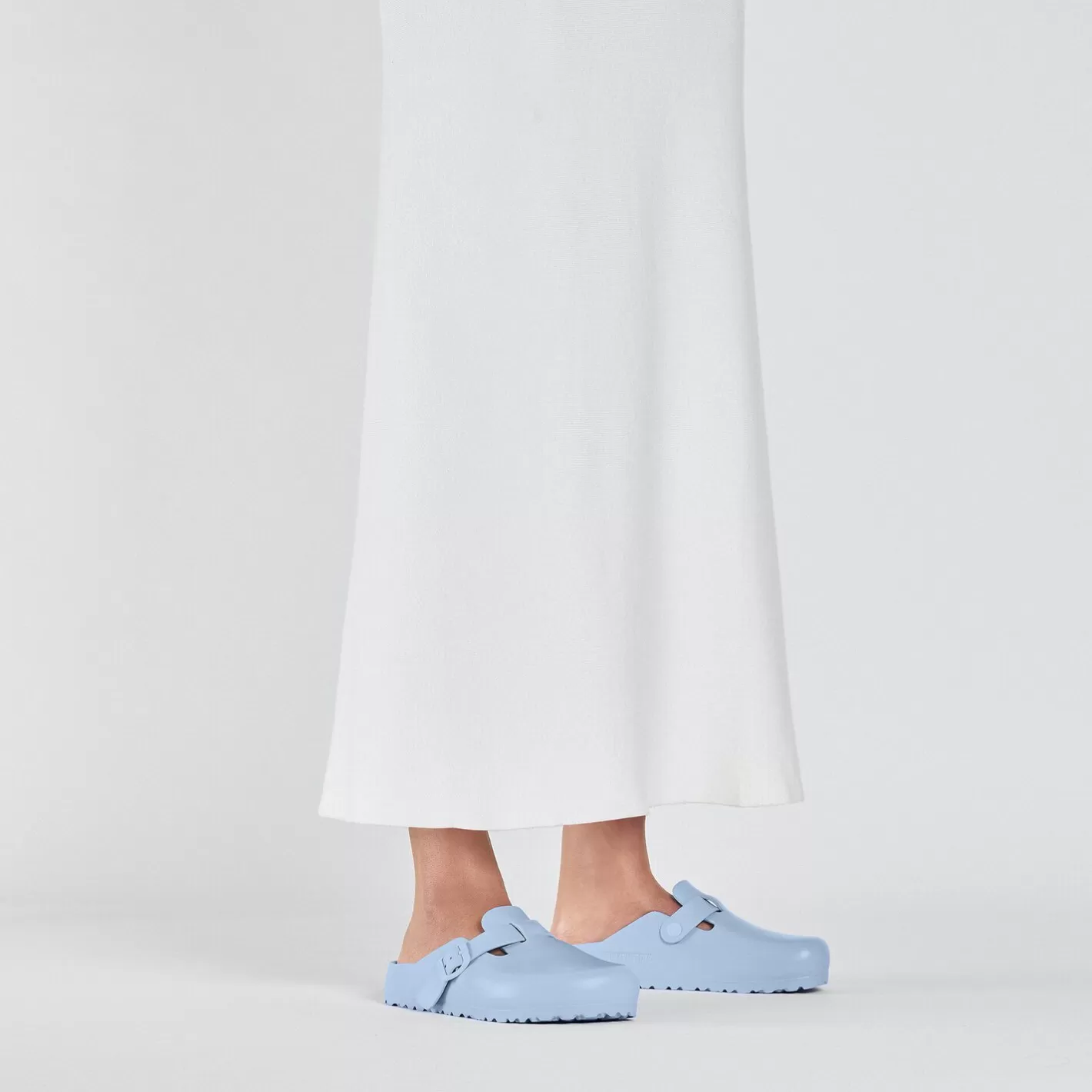 Cheap Birkenstock Boston Essentials Dusty Blue