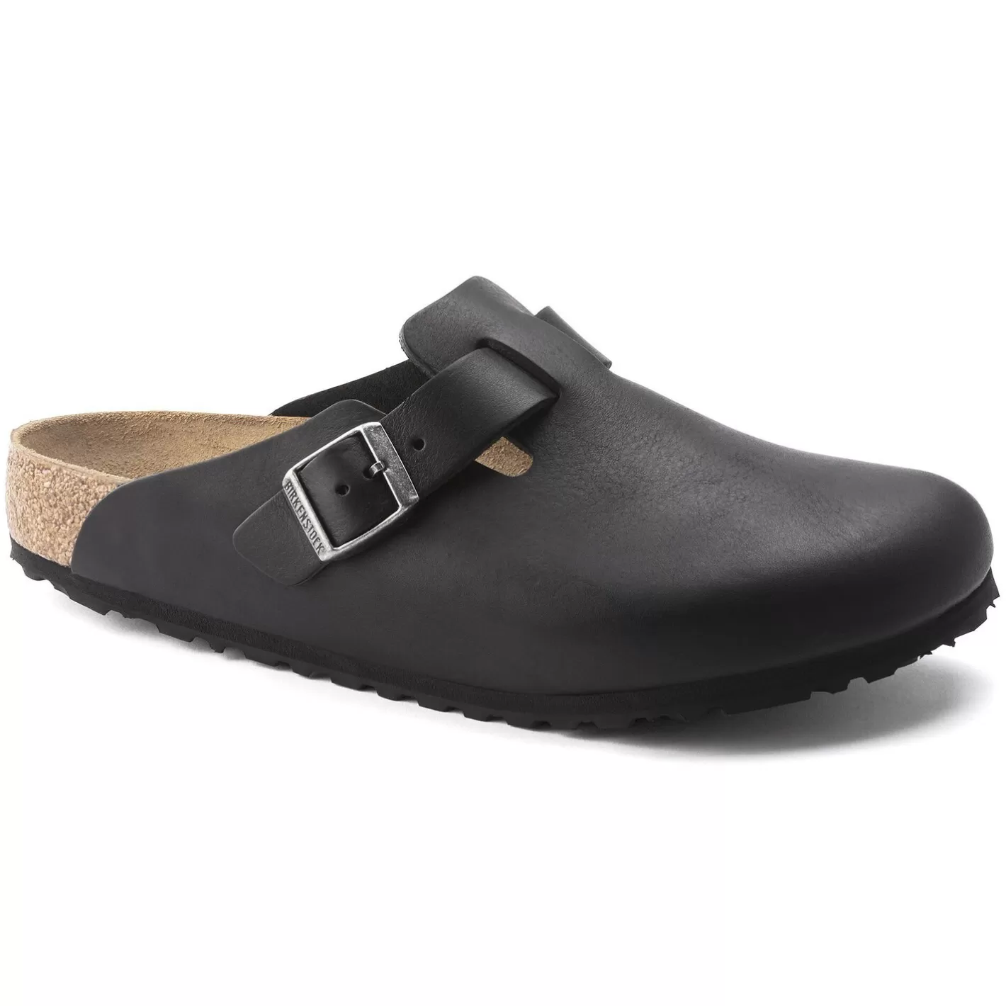 Discount Birkenstock Boston Grip Vintage Wood Black