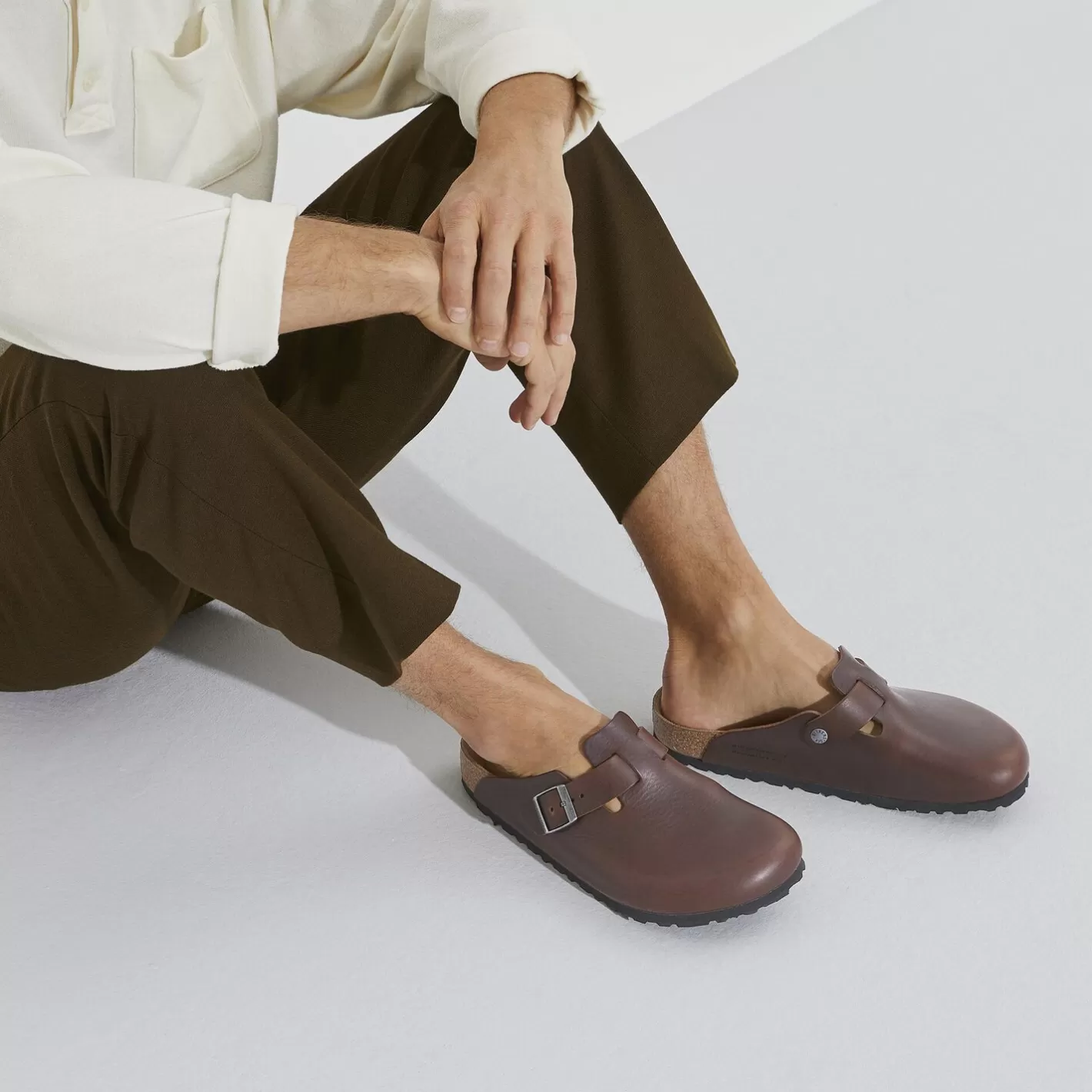 Clearance Birkenstock Boston Grip Vintage Wood Roast
