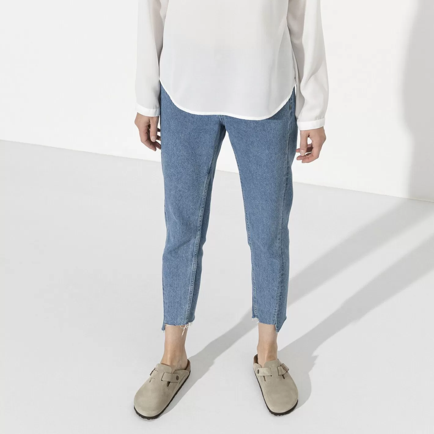 Sale Birkenstock Boston Soft Footbed Taupe