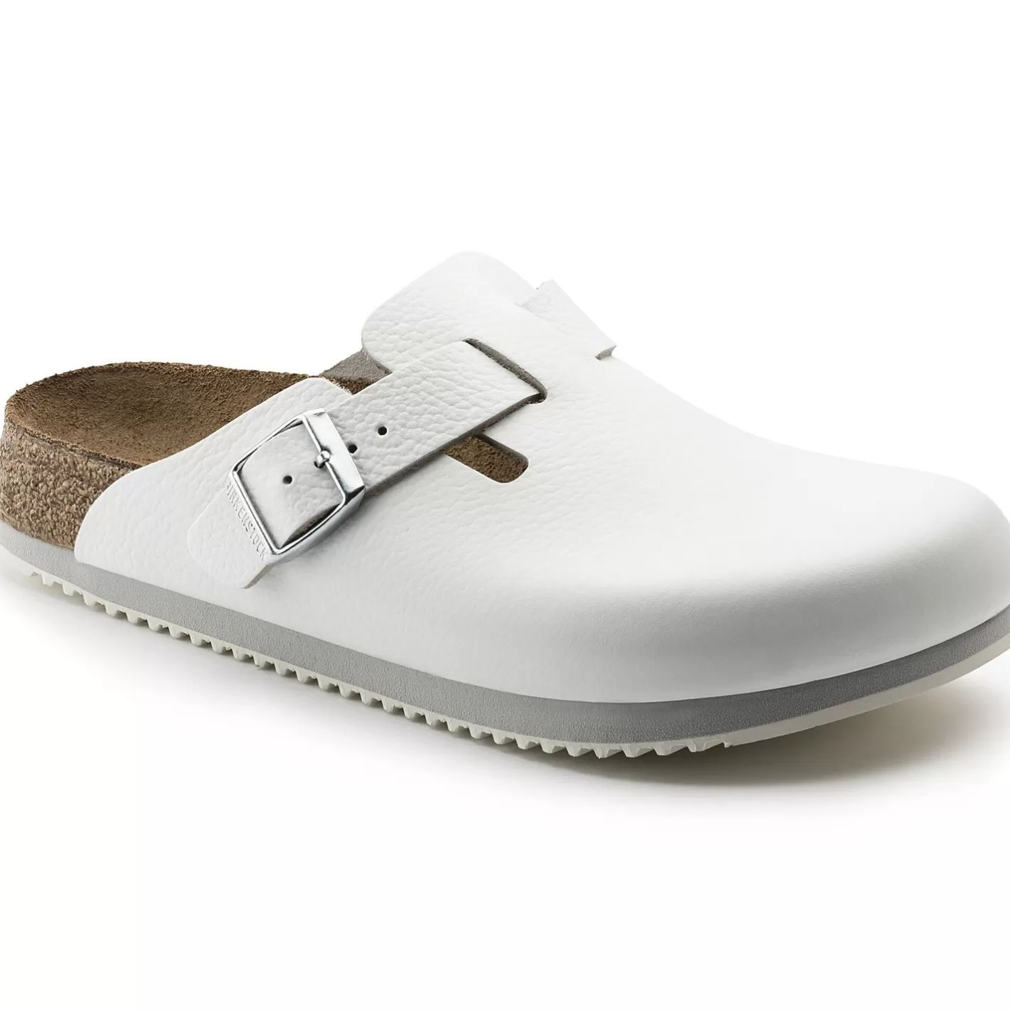 Online Birkenstock Boston Super Grip White