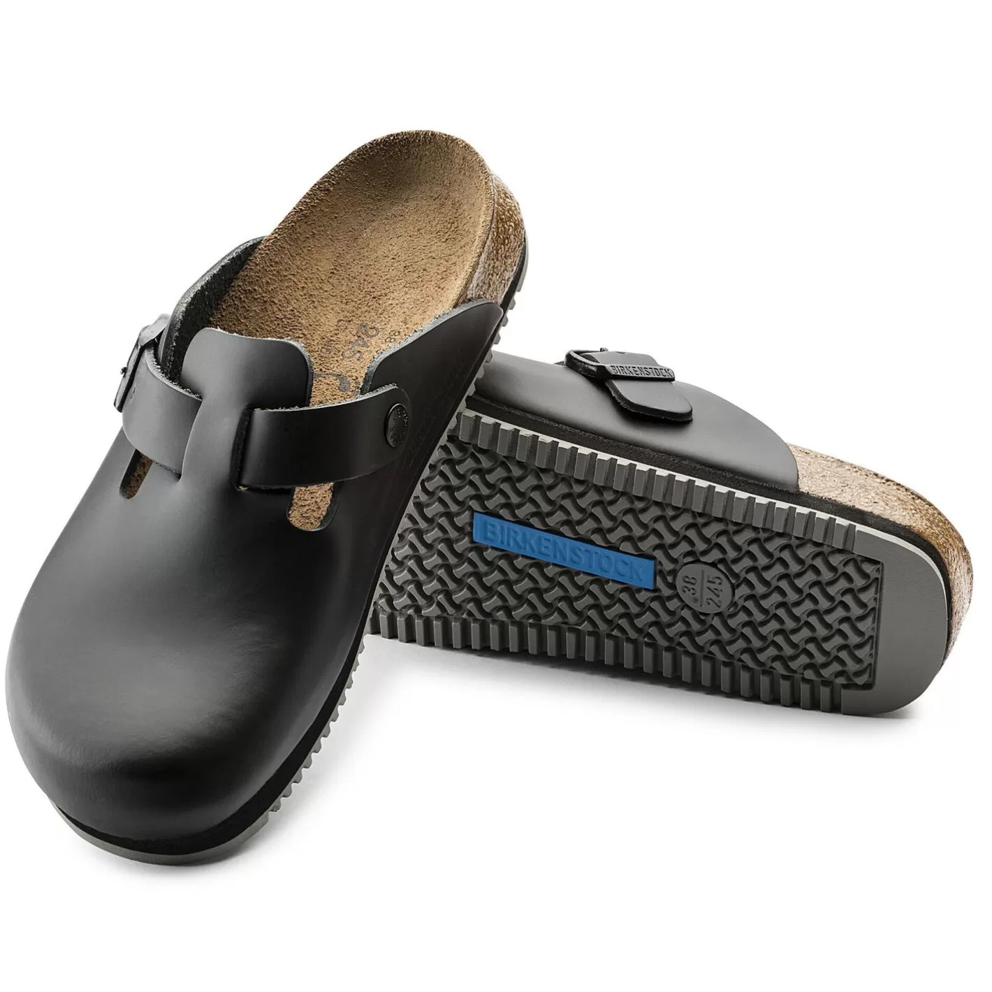 Flash Sale Birkenstock Boston Super Grip Black