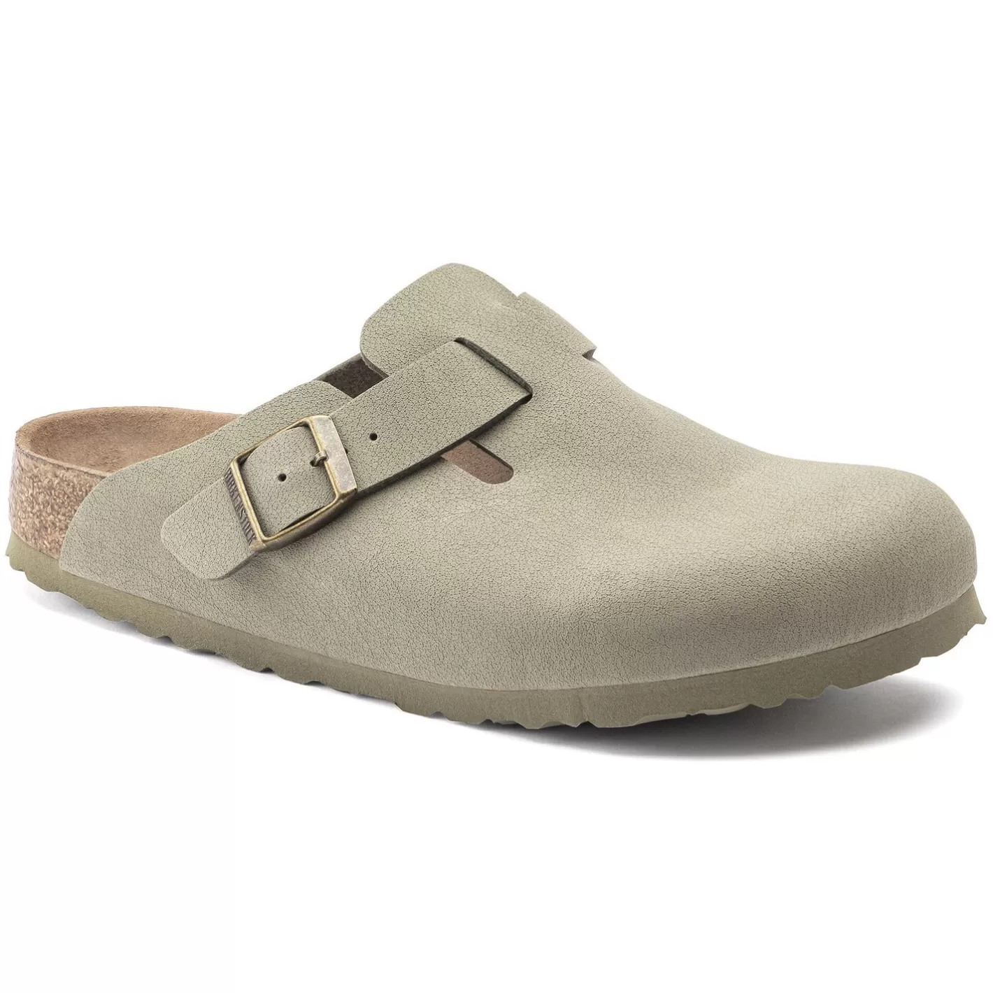 Clearance Birkenstock Boston Vegan Khaki