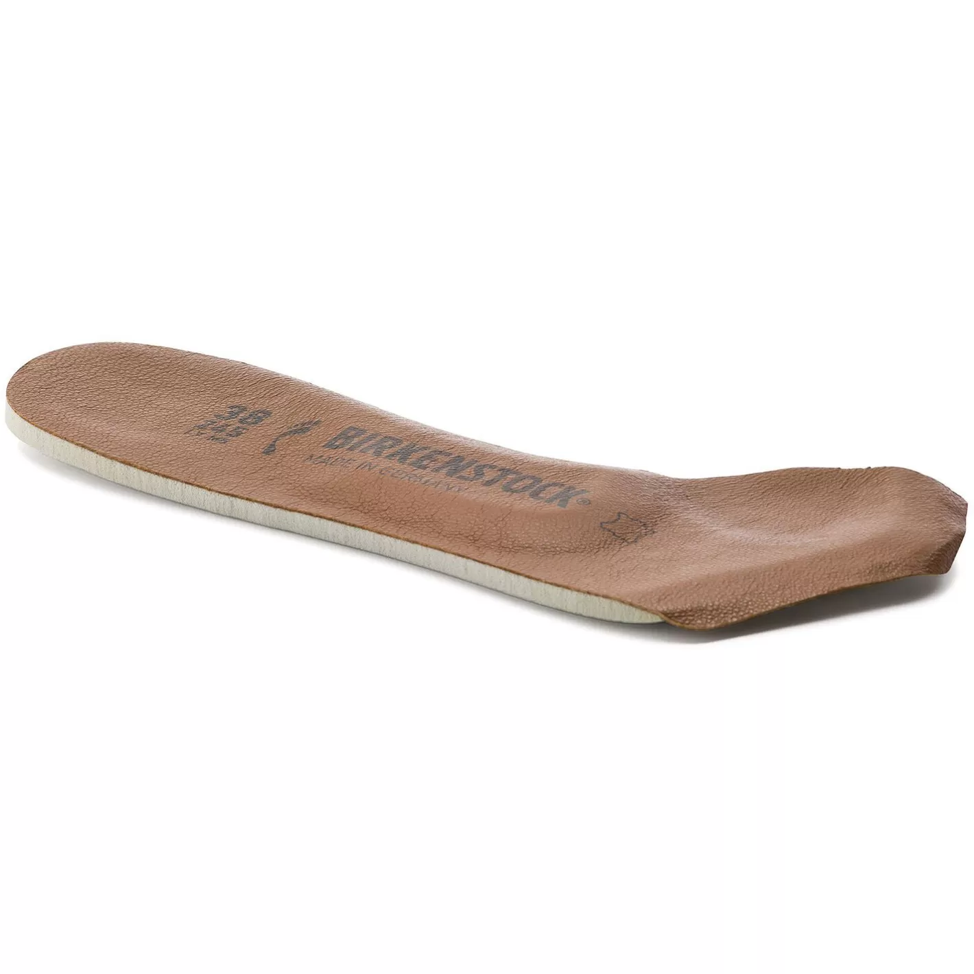 New Birkenstock Comfort Toeless Insole Leather Brown