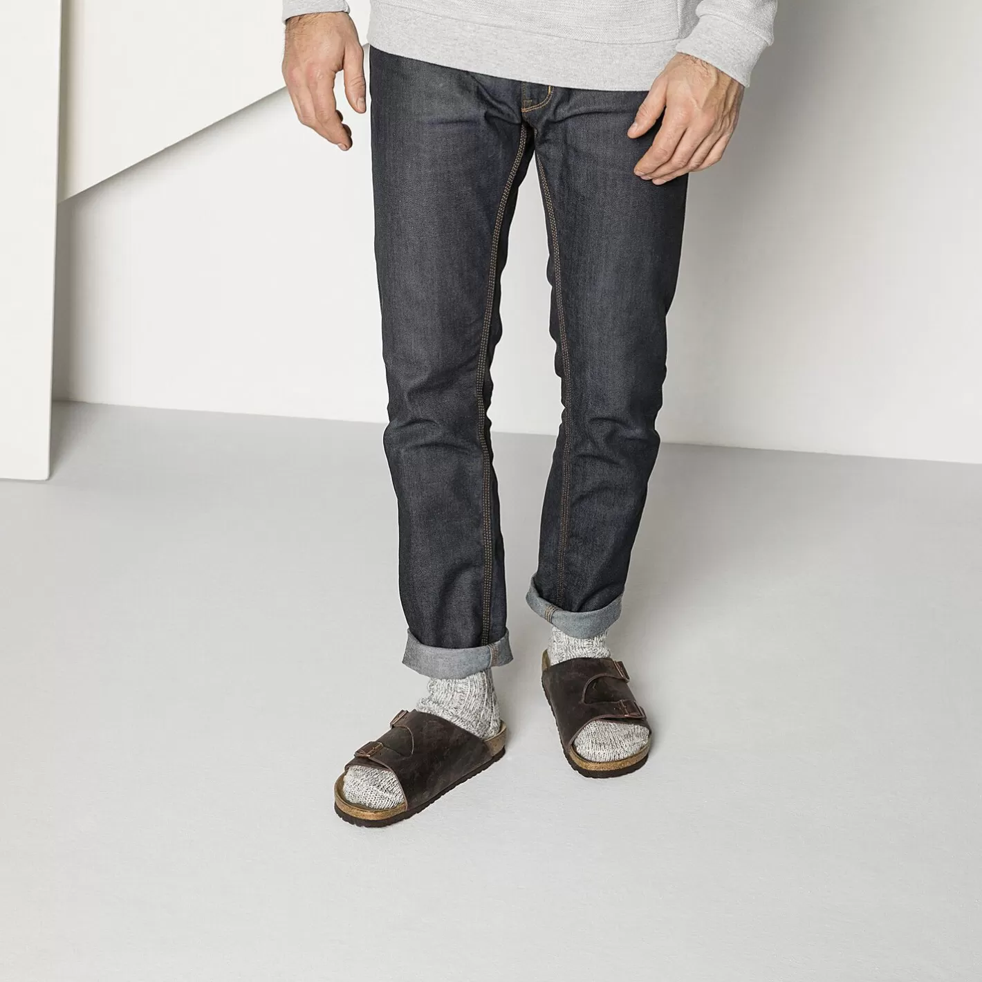 Cheap Birkenstock Cotton Twist Men Grey