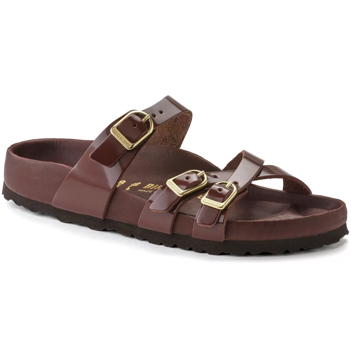 Clearance Birkenstock Franca High Shine Chocolate