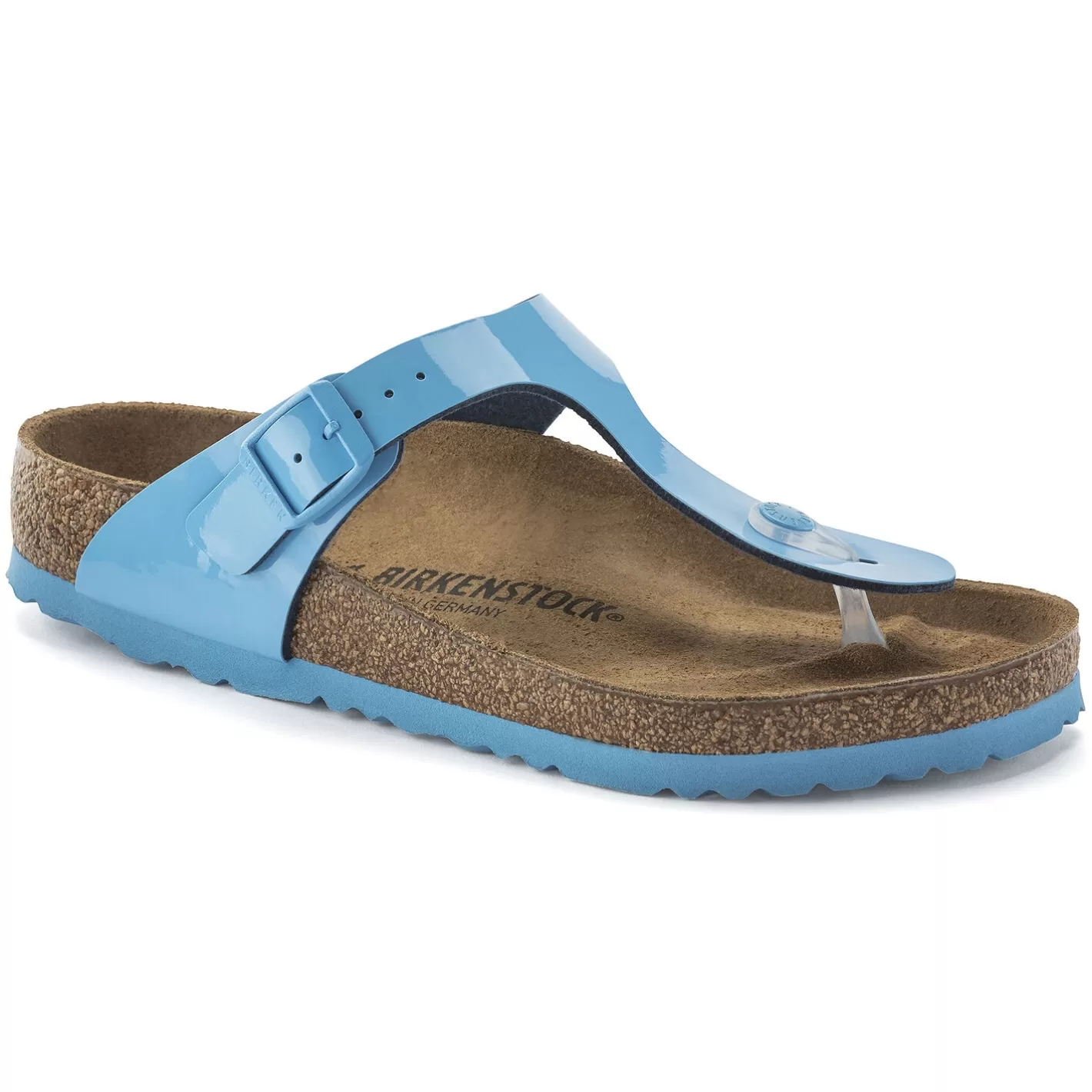 Hot Birkenstock Gizeh Patent Sky Blue