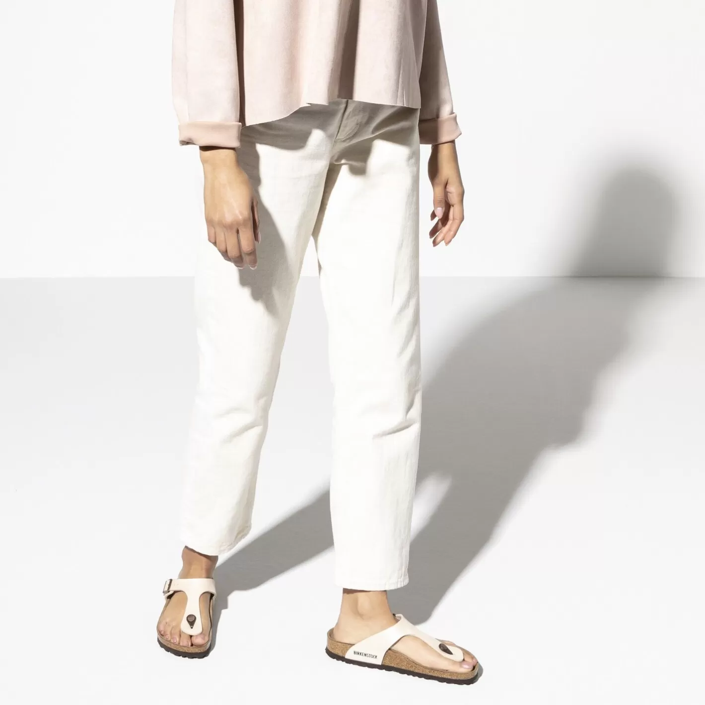 Sale Birkenstock Gizeh Graceful Pearl White