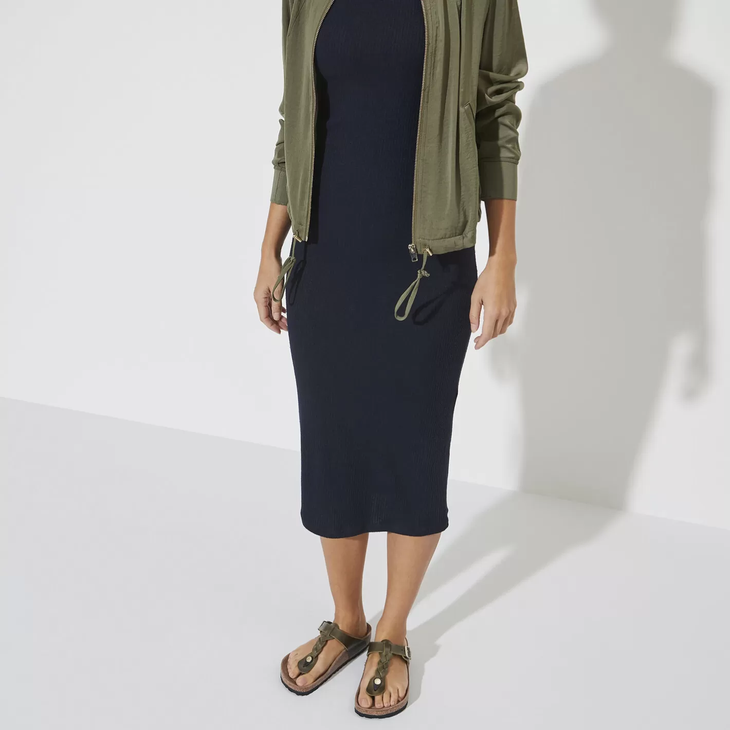 Cheap Birkenstock Gizeh Olive Green