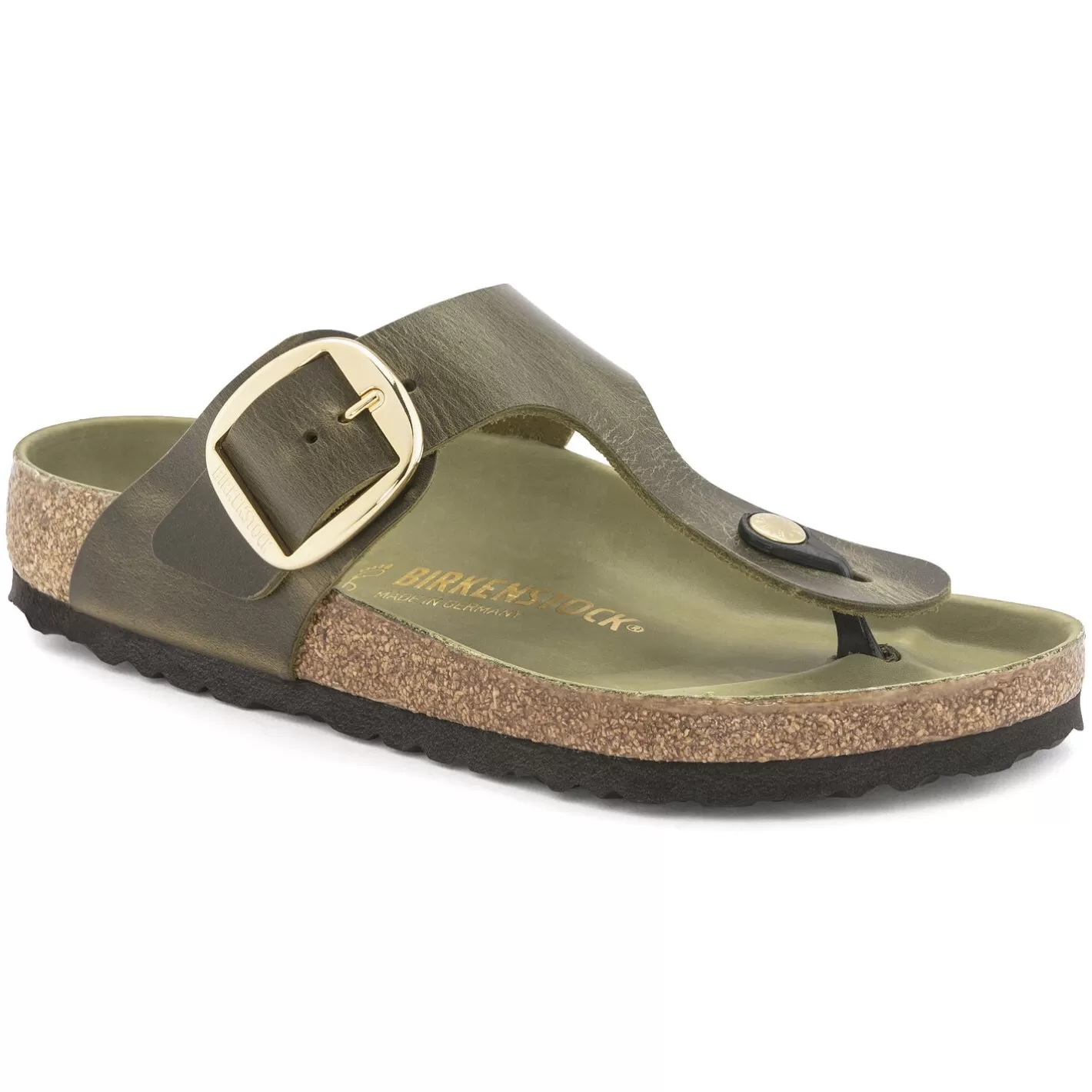 Online Birkenstock Gizeh Big Buckle Olive Green