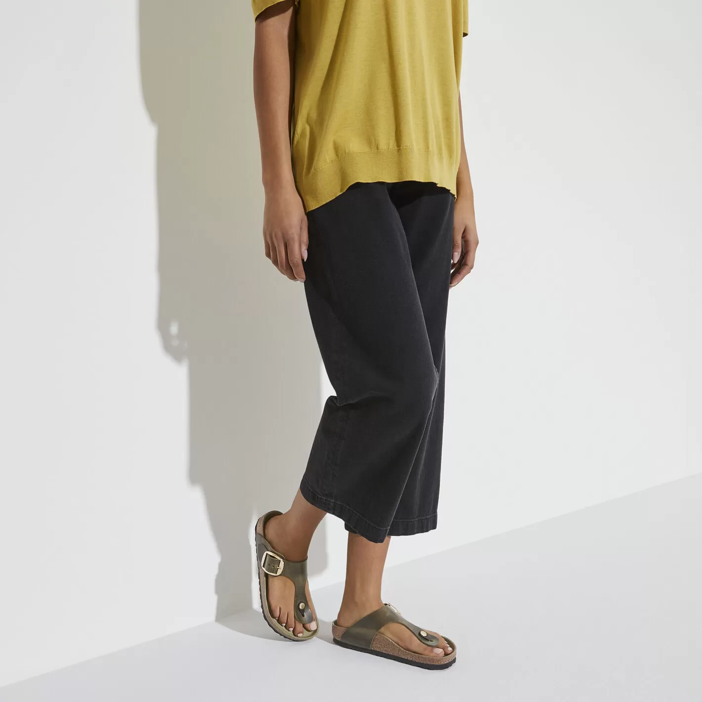 Online Birkenstock Gizeh Big Buckle Olive Green