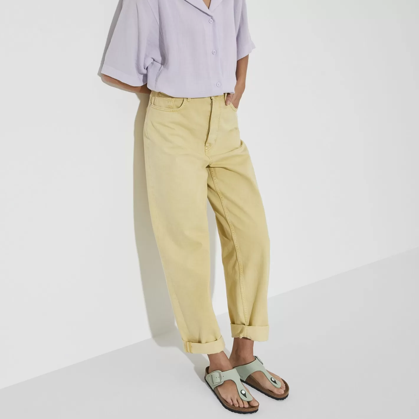 Cheap Birkenstock Gizeh Big Buckle Matcha